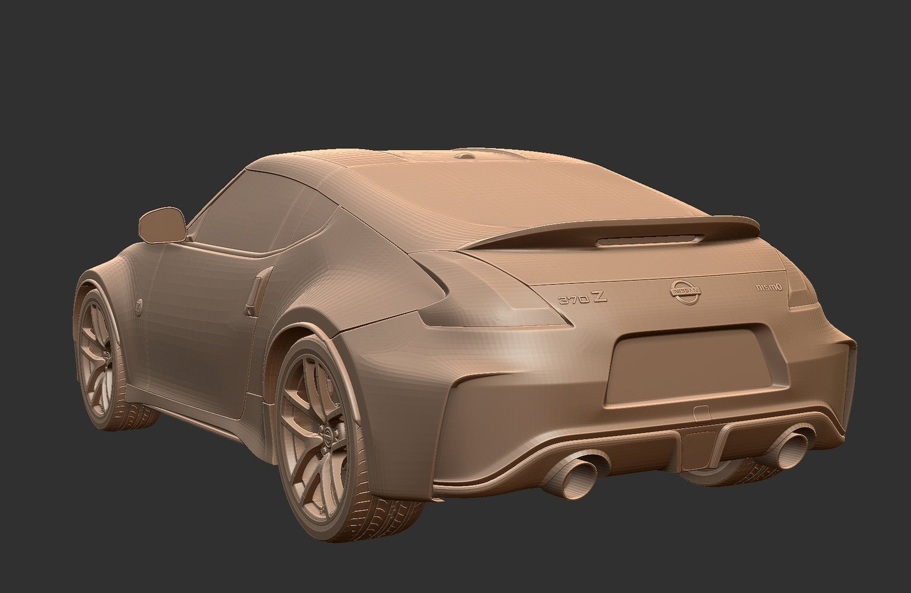 Nissan 370Z Nismo 2015 STL 3D Print Model