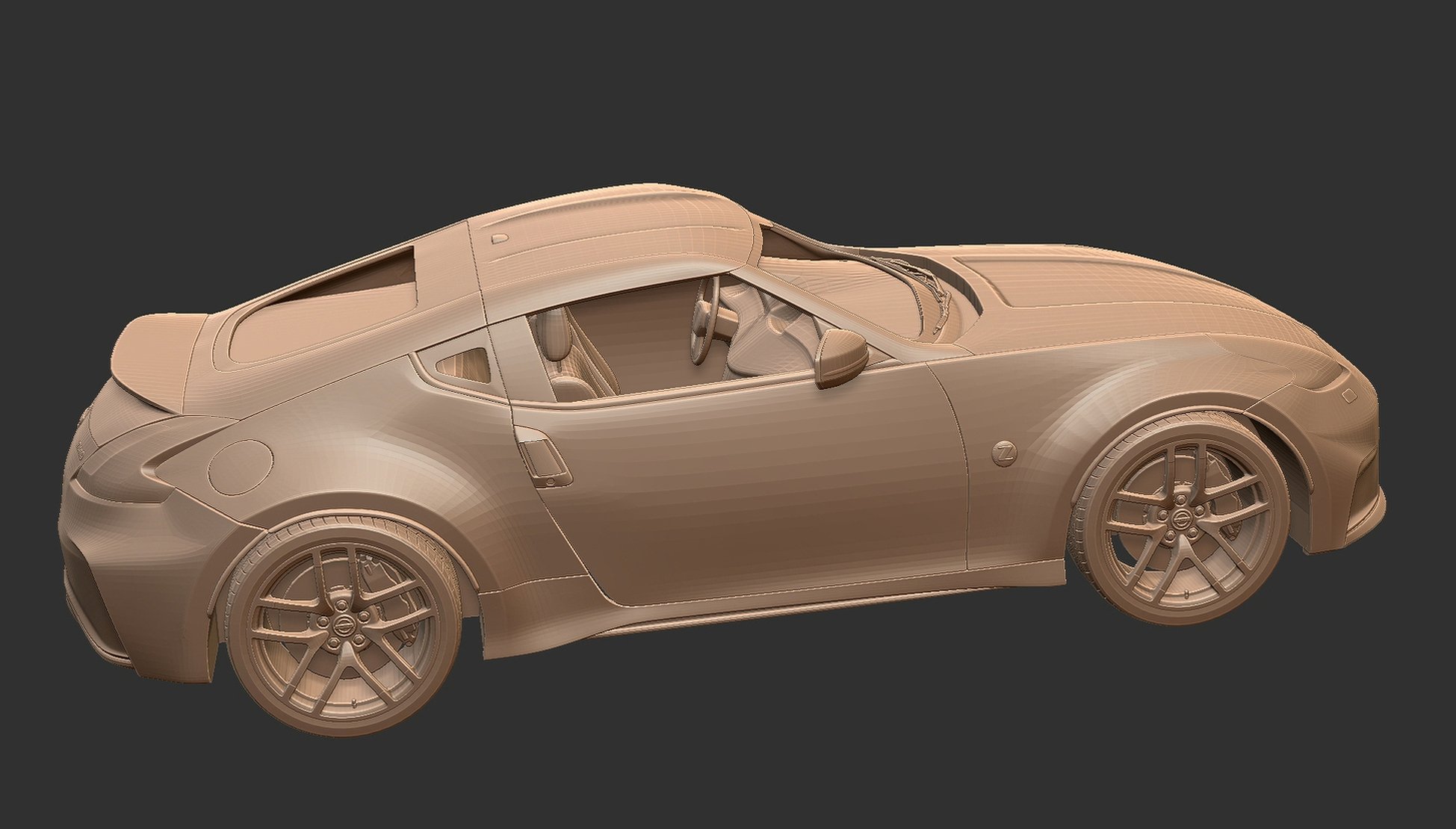 Nissan 370Z Nismo 2015 STL 3D Print Model