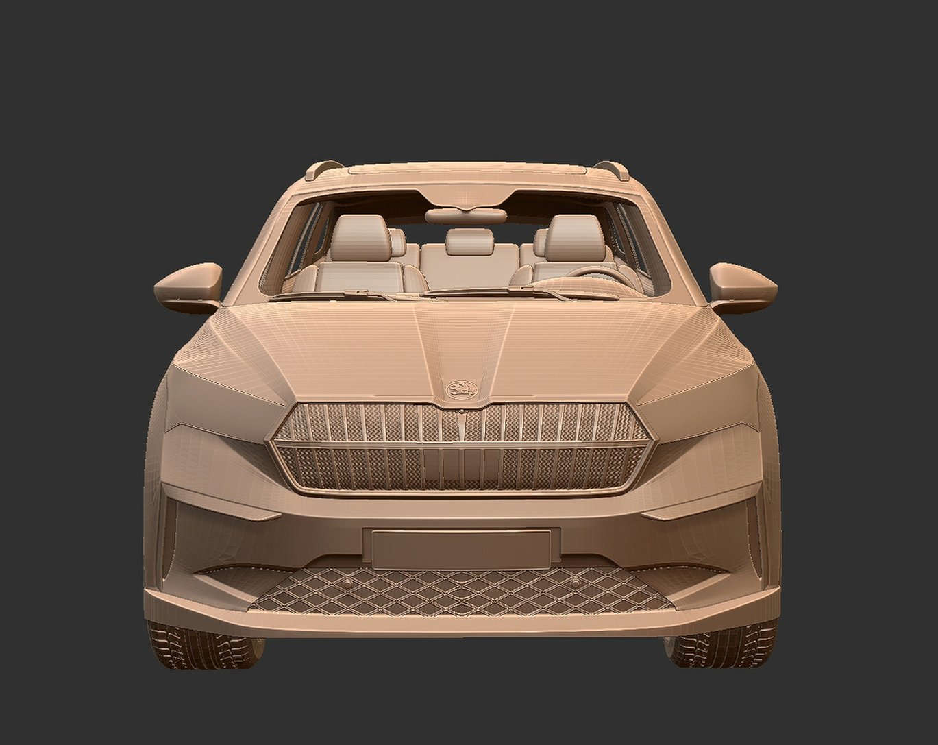 Skoda Enyaq iV STL 3D Print Model