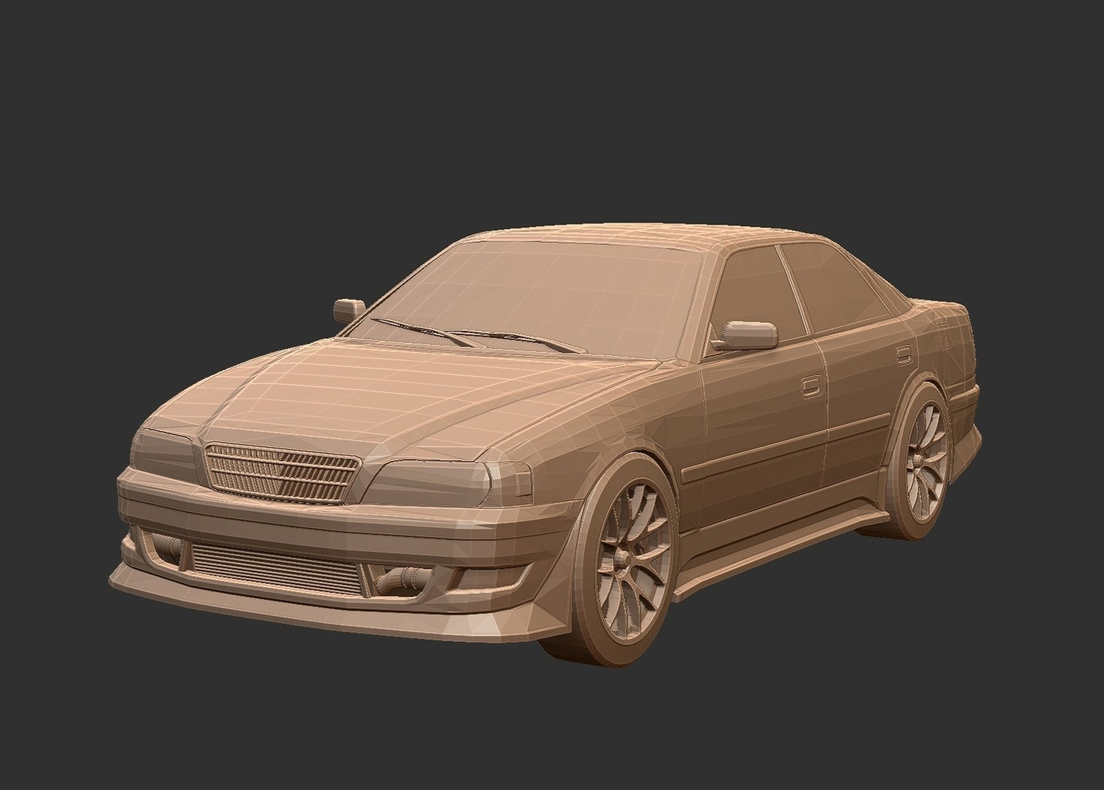 Toyota Chaser Tourer V JZX100 STL 3D Print Model