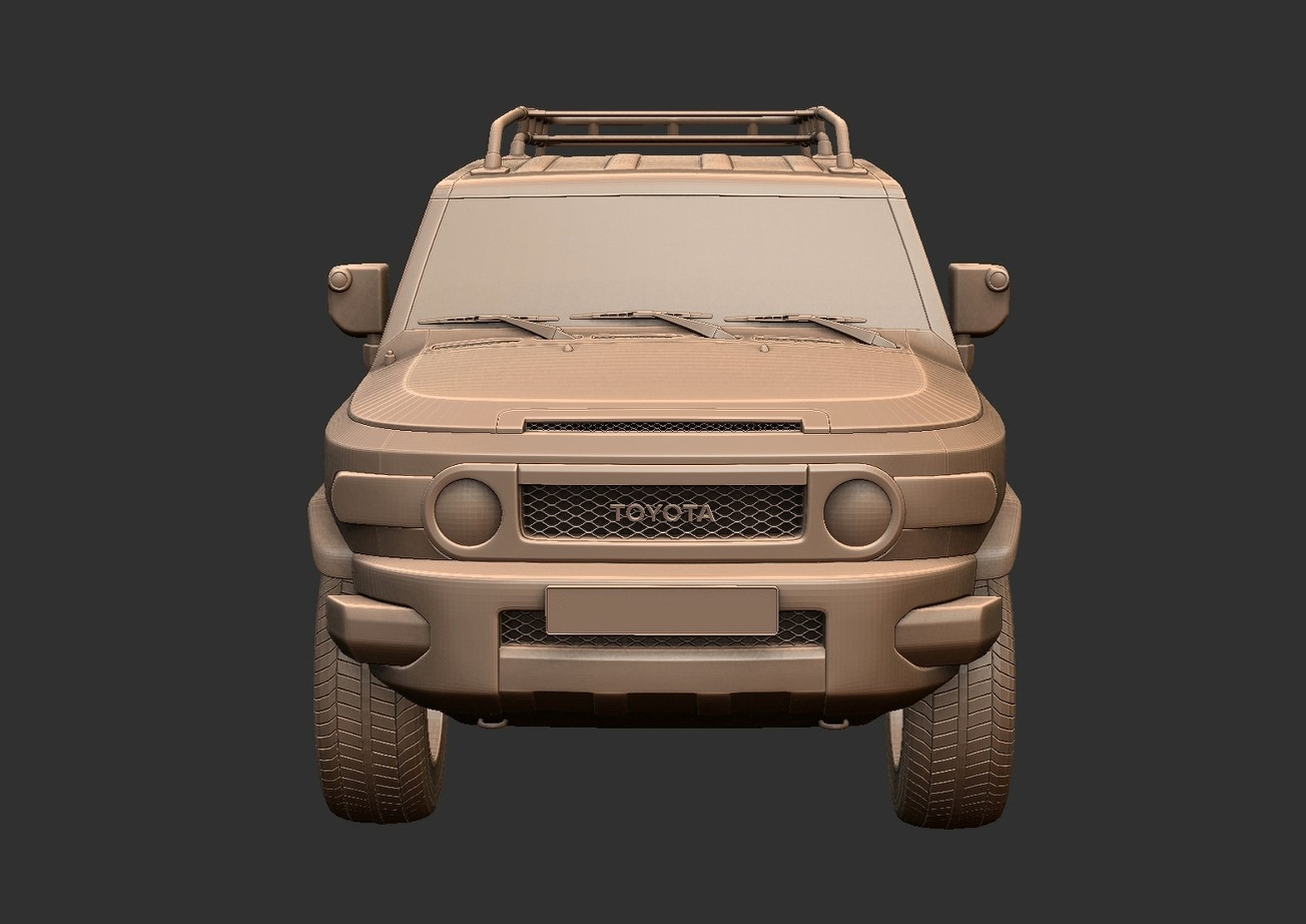 Toyota FJ Cruiser GSJ15W 2010 STL 3D Print Model