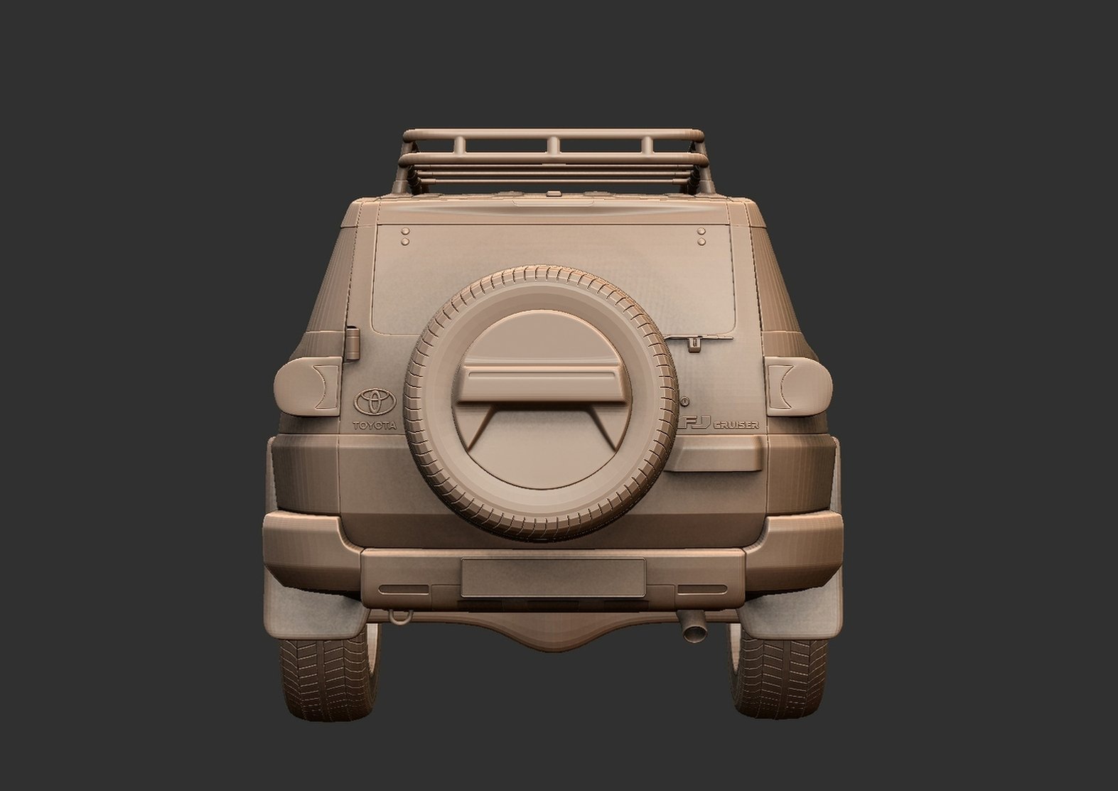 Toyota FJ Cruiser GSJ15W 2010 STL 3D Print Model