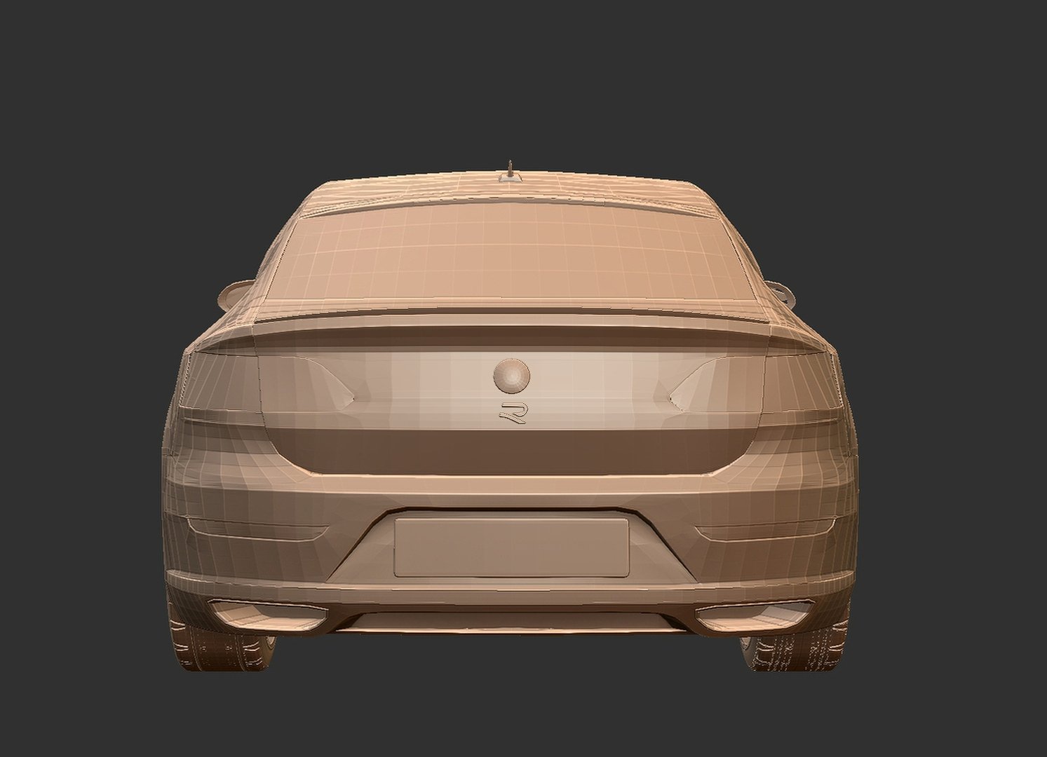 Volkswagen Arteon 2021 R-Line STL 3D Print Model