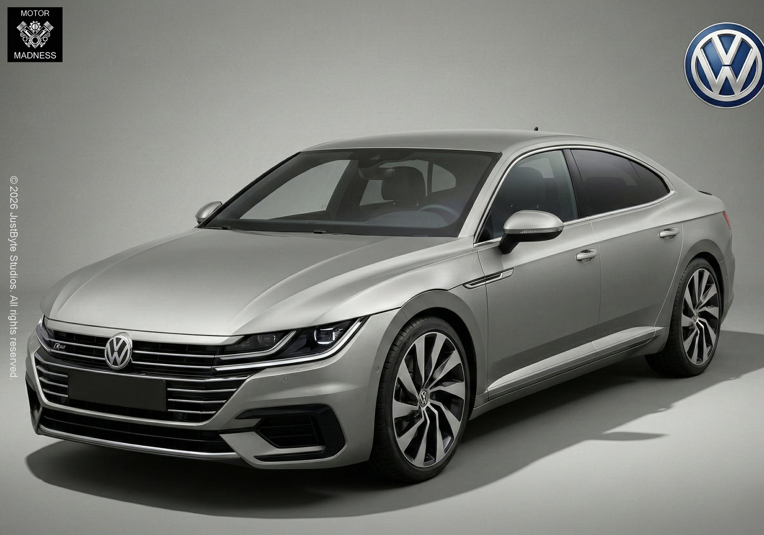 Volkswagen Arteon 2021 R-Line STL 3D Print Model
