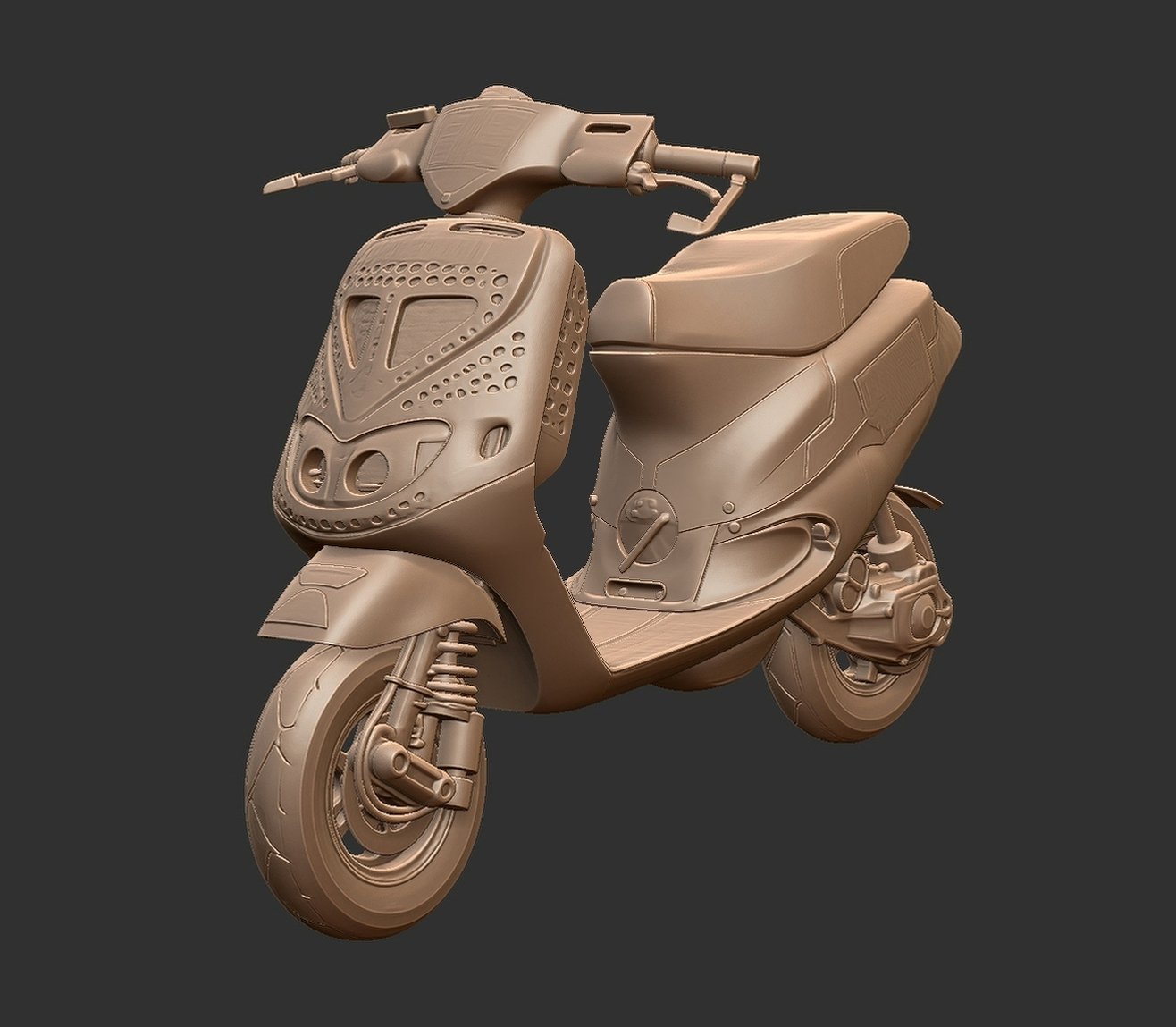 Piaggio Zip SP 1994 STL 3D Print Model