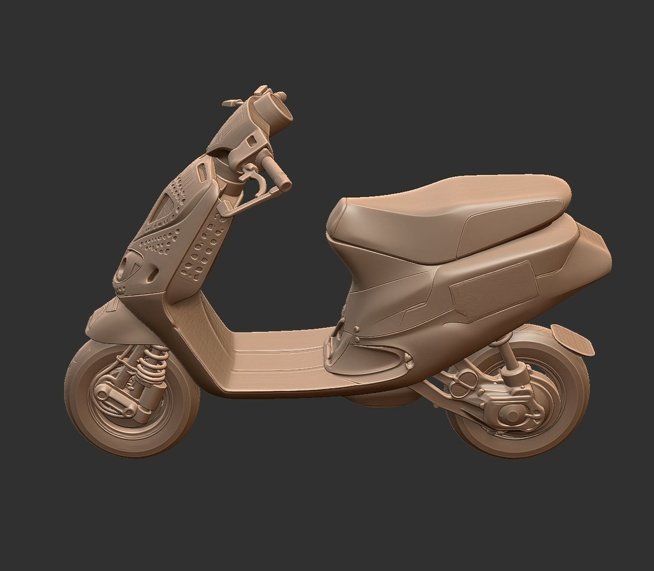 Piaggio Zip SP 1994 STL 3D Print Model