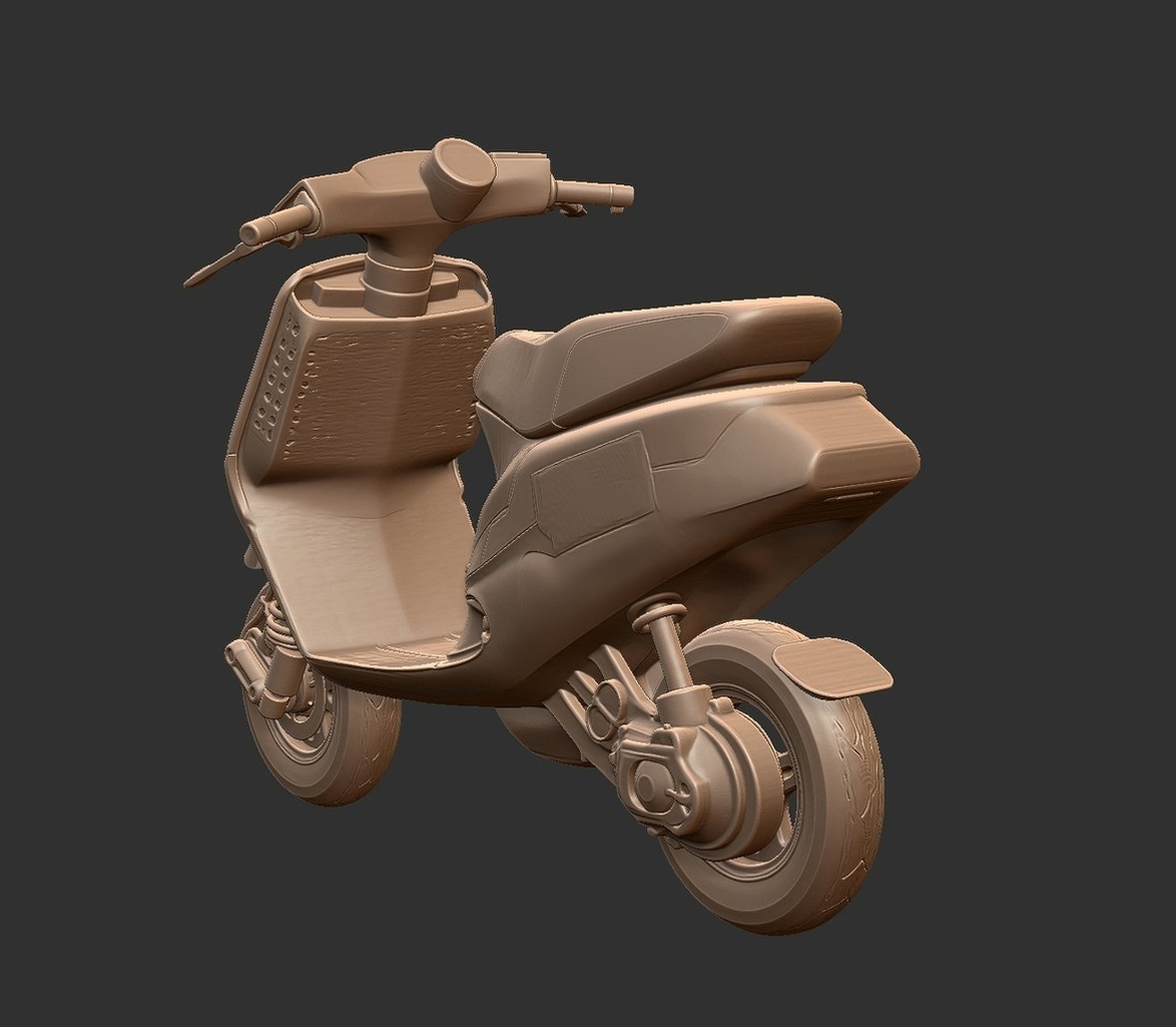 Piaggio Zip SP 1994 STL 3D Print Model