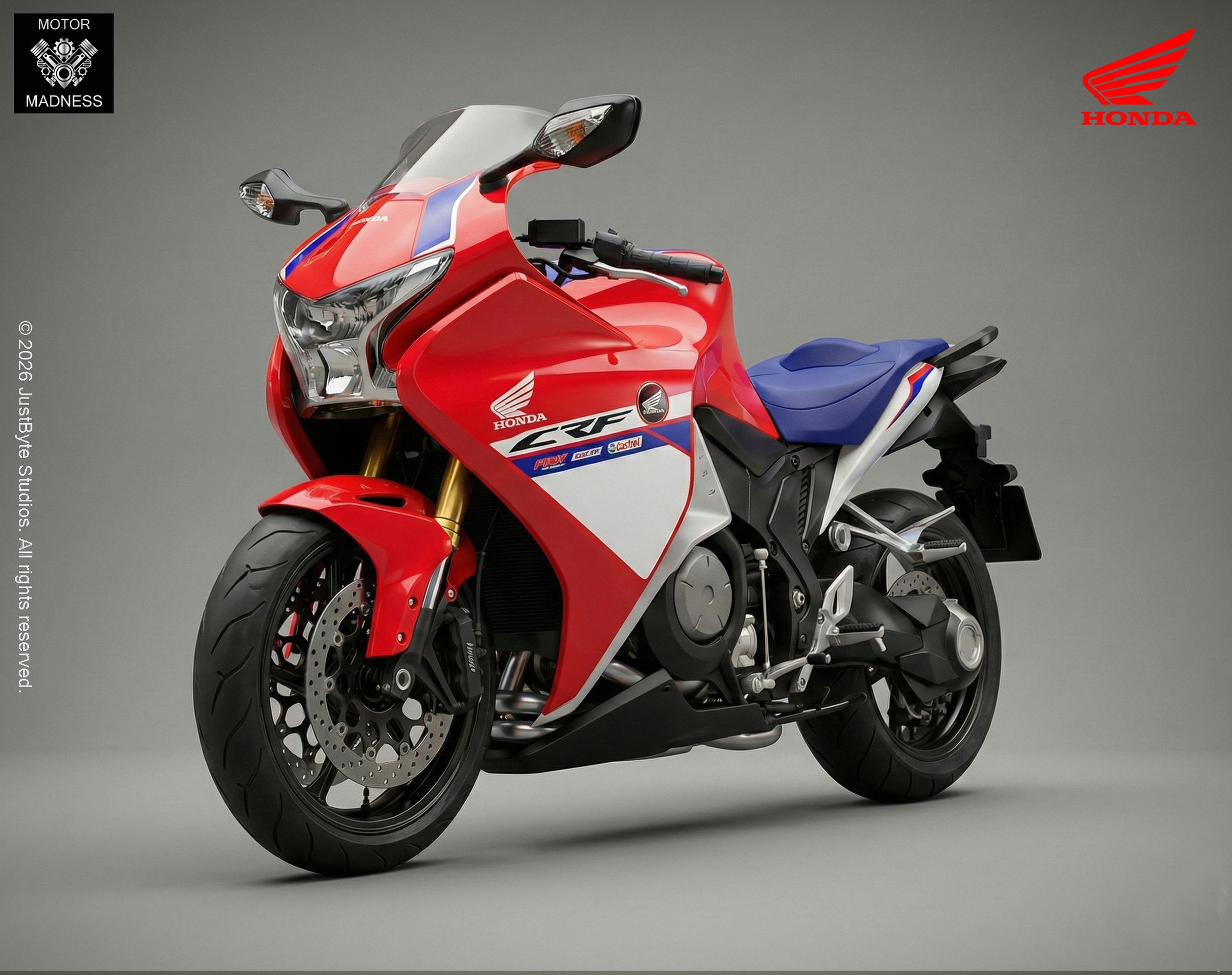 Honda VFR 1200 F STL 3D Print Model
