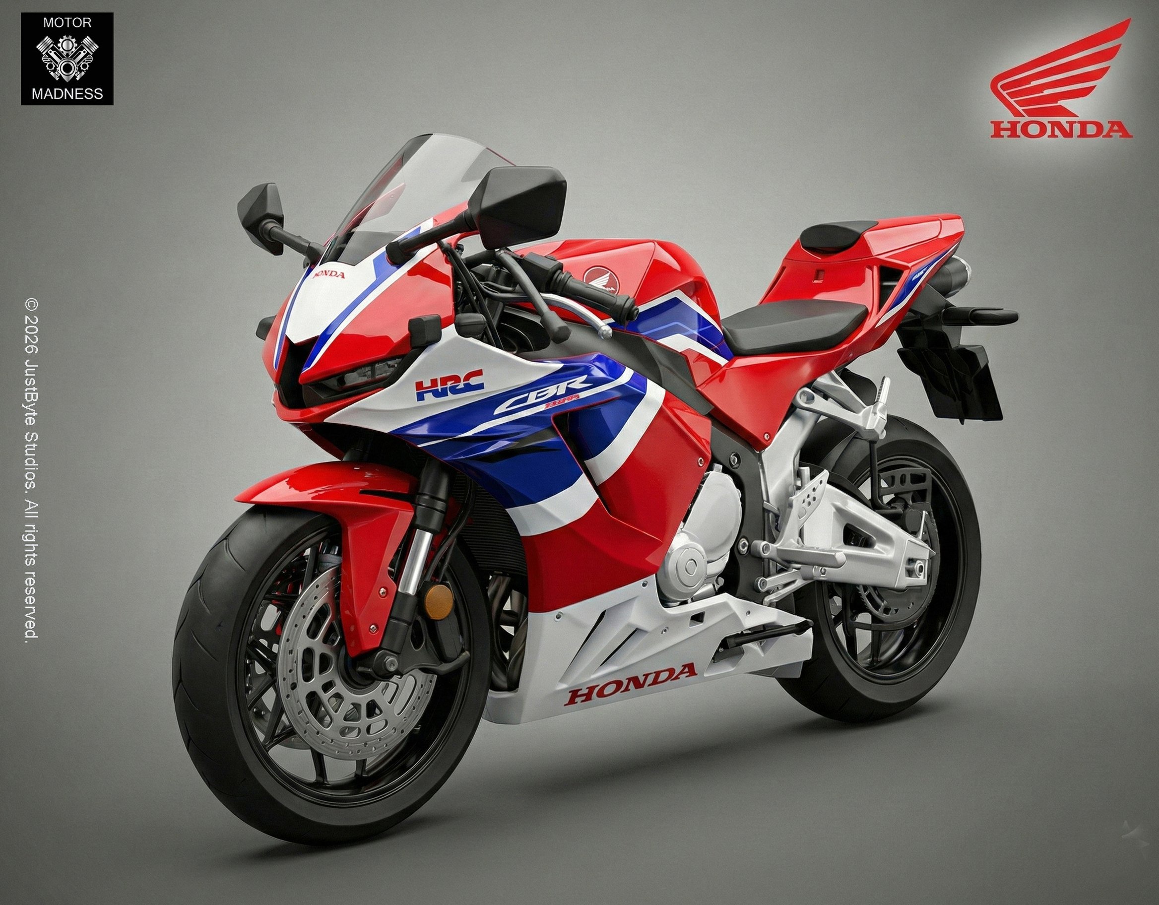 Honda CBR600RR STL 3D Print Model