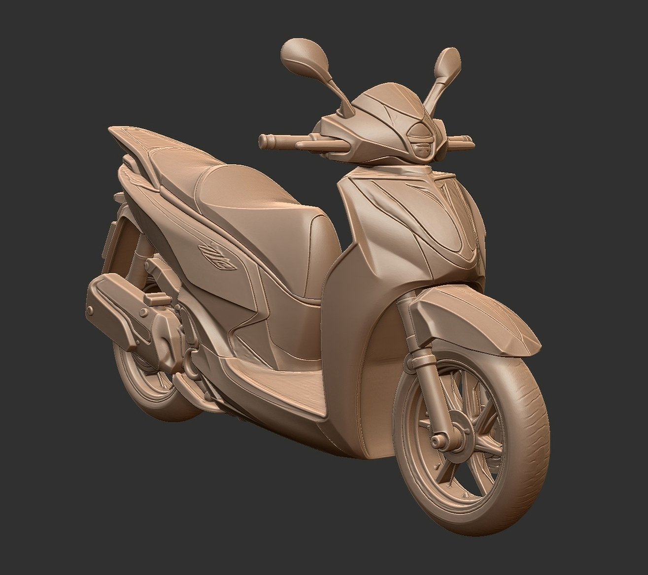 Honda SH350i STL 3D Print Model