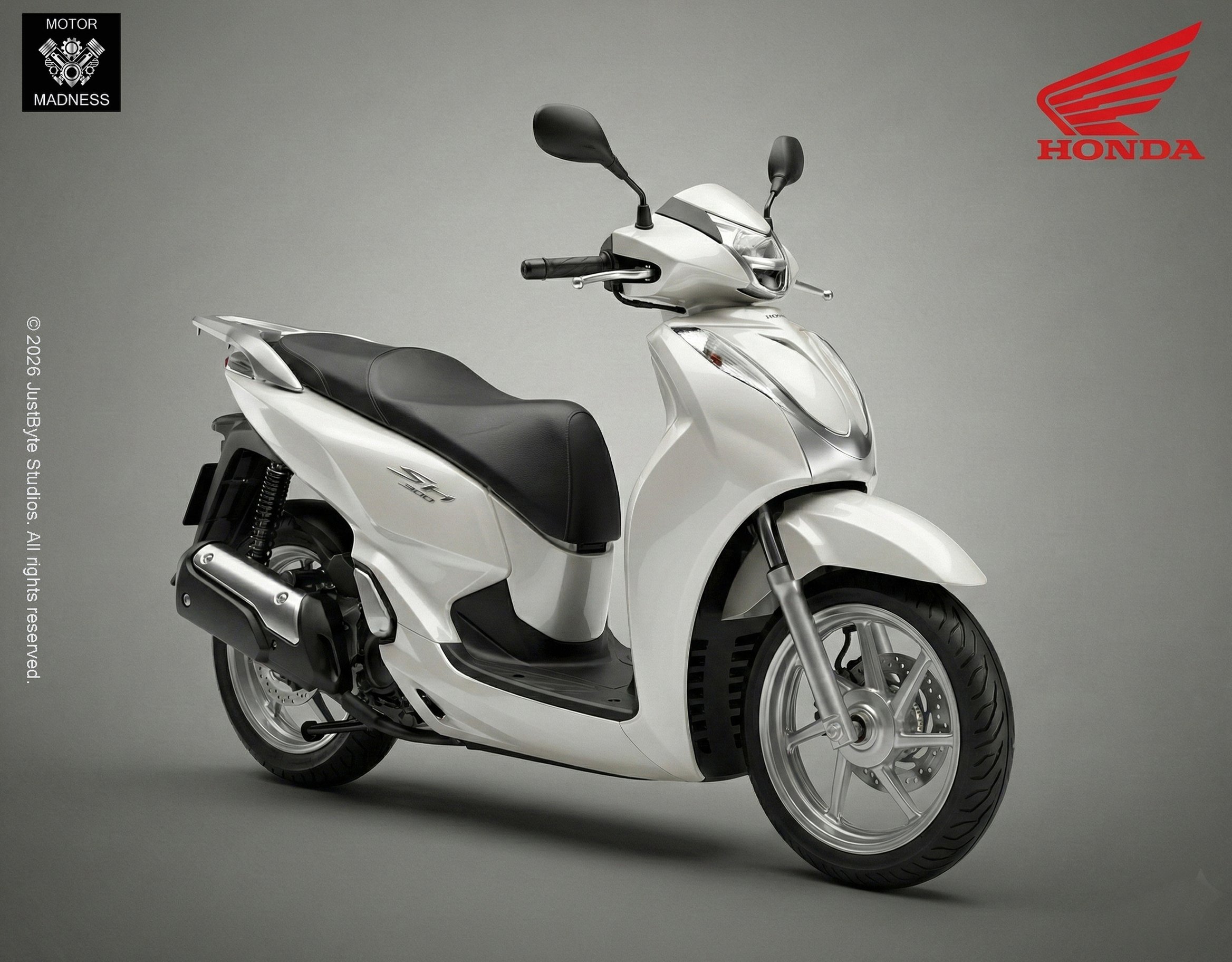 Honda SH350i STL 3D Print Model