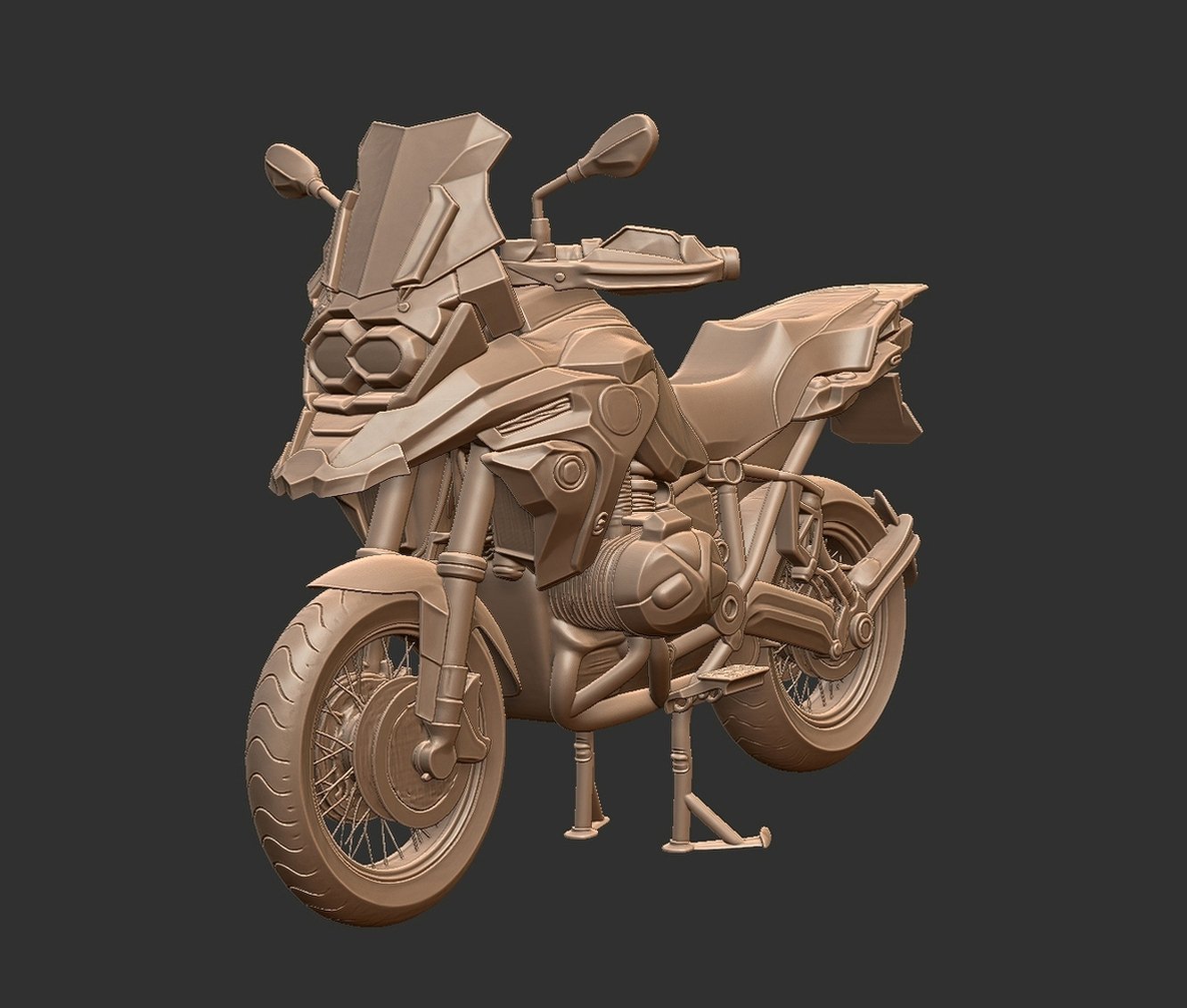BMW R 1250 GS Adventure STL 3D Print Model