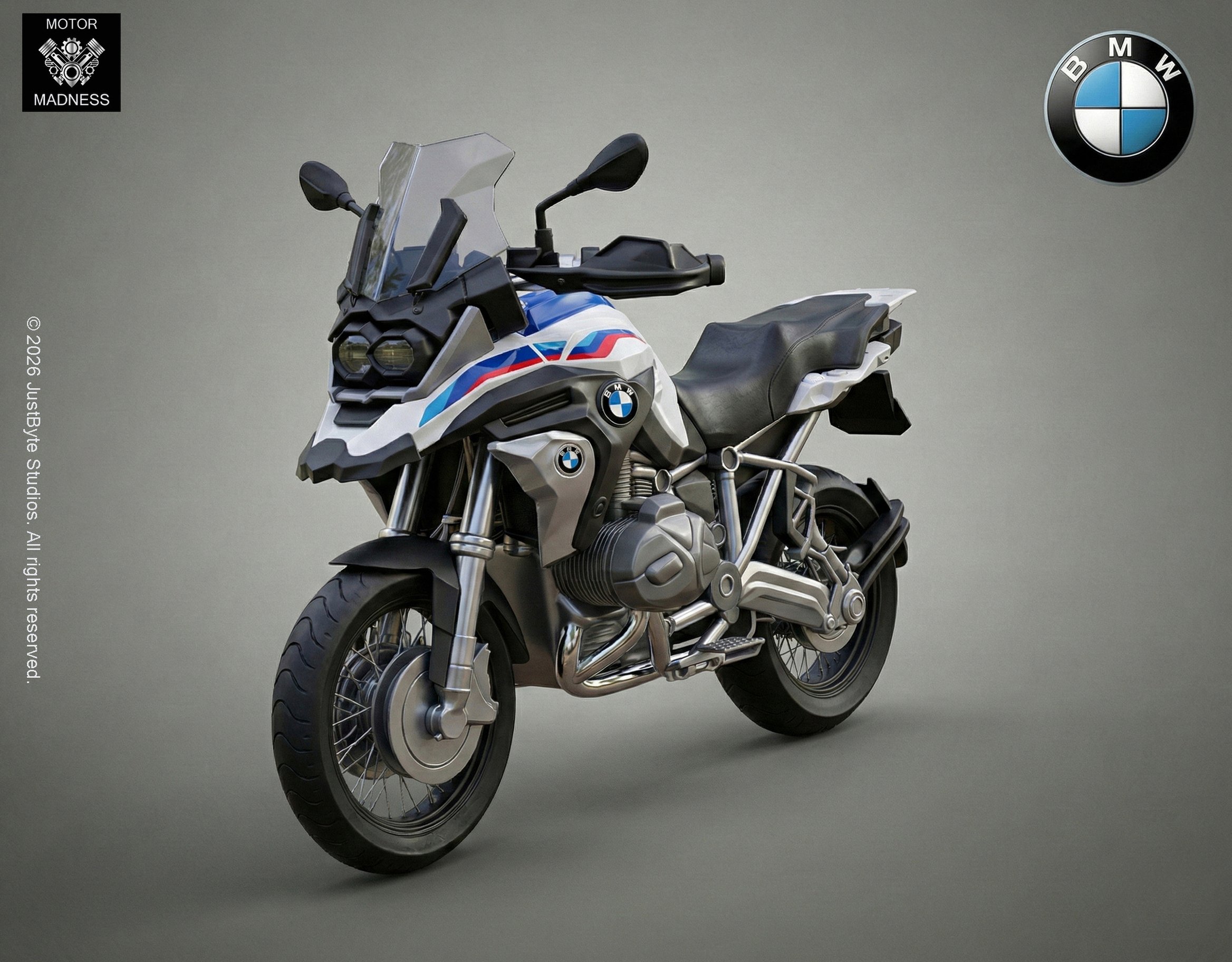 BMW R 1250 GS Adventure STL 3D Print Model