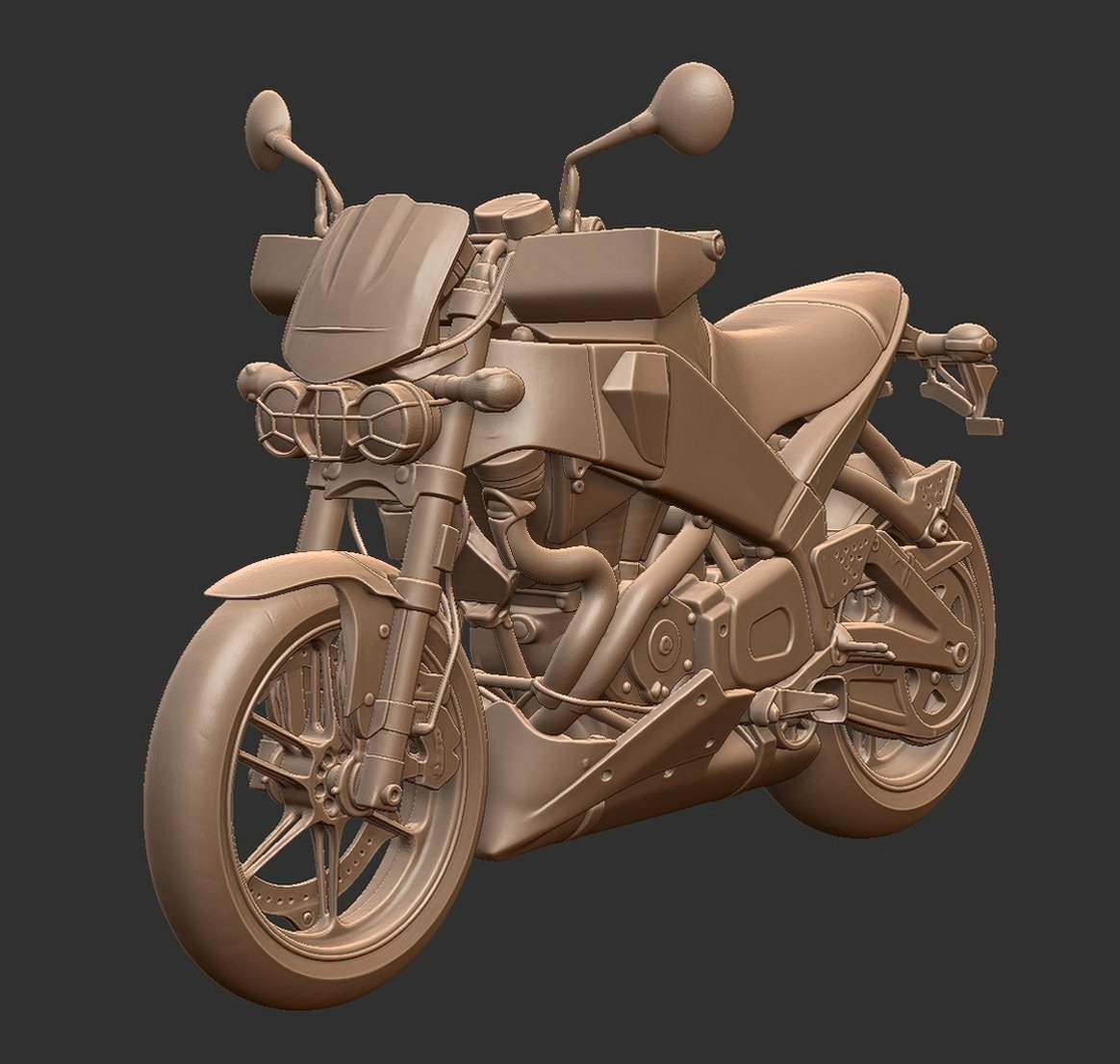 Buell XB12 Lightning STL 3D Print Model