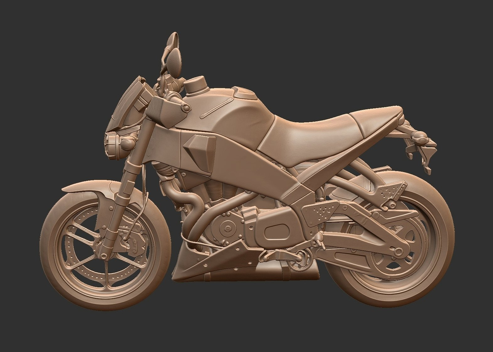 Buell XB12 Lightning STL 3D Print Model