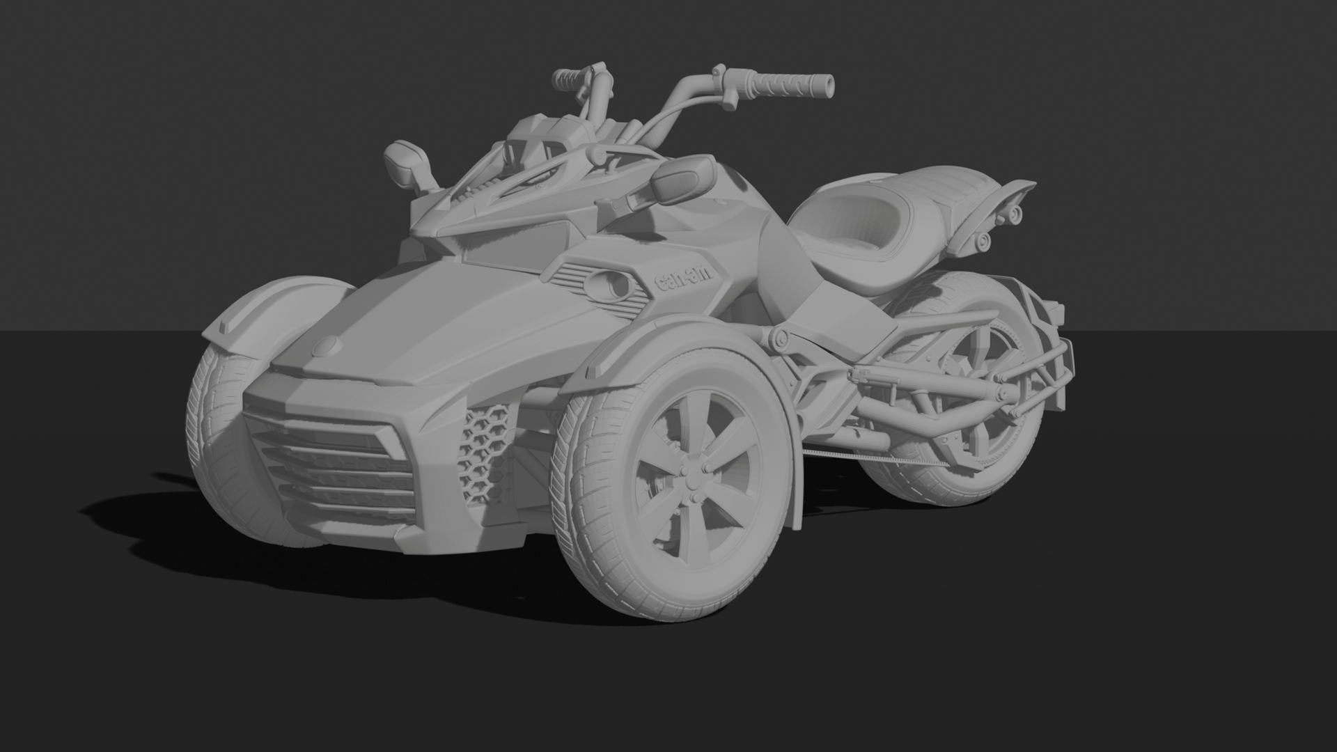 Can-Am Spyder F3 STL 3D Print Model