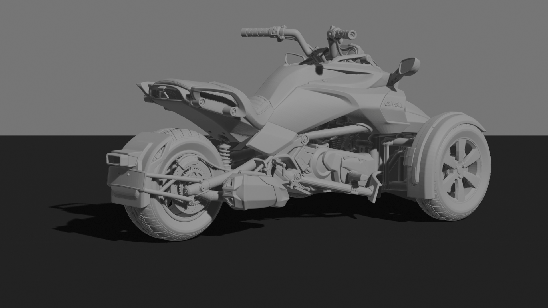Can-Am Spyder F3 STL 3D Print Model