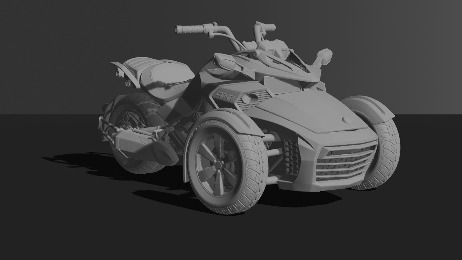 Can-Am Spyder F3 STL 3D Print Model