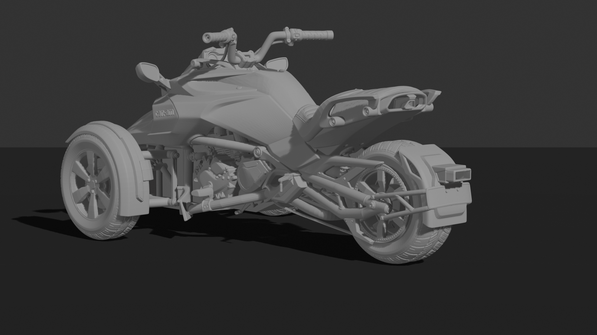 Can-Am Spyder F3 STL 3D Print Model