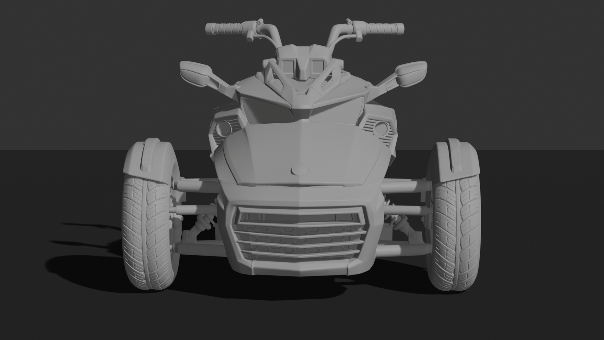 Can-Am Spyder F3 STL 3D Print Model