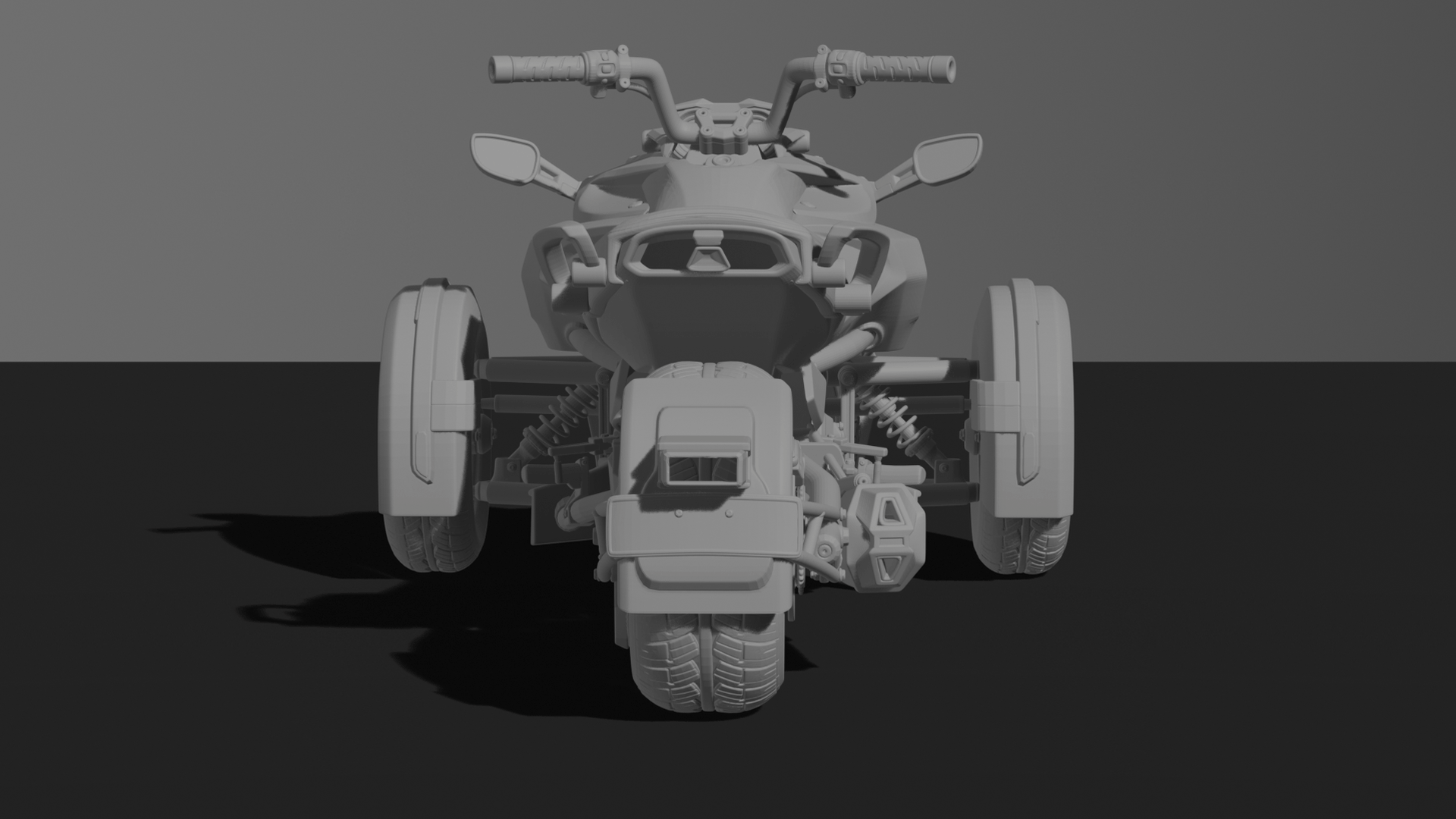 Can-Am Spyder F3 STL 3D Print Model