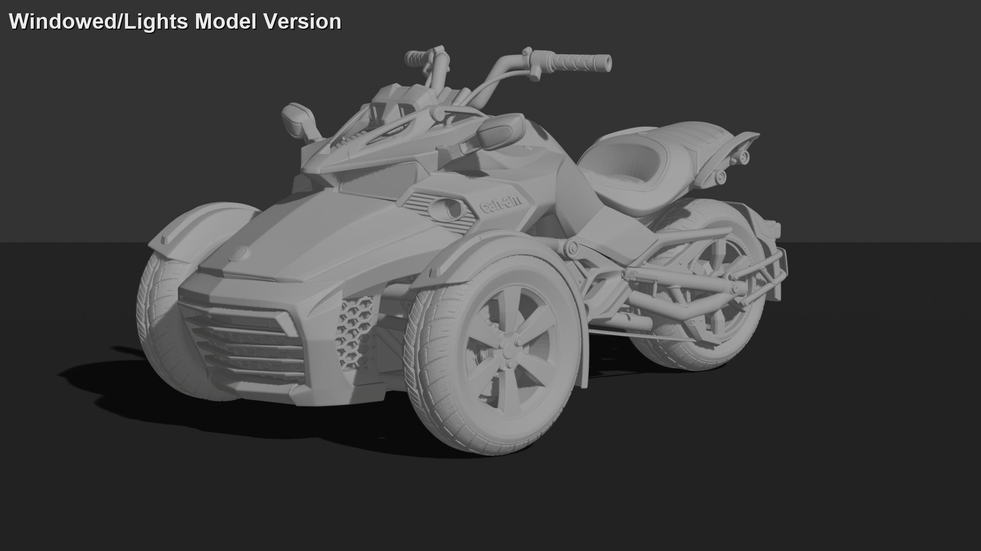 Can-Am Spyder F3 STL 3D Print Model