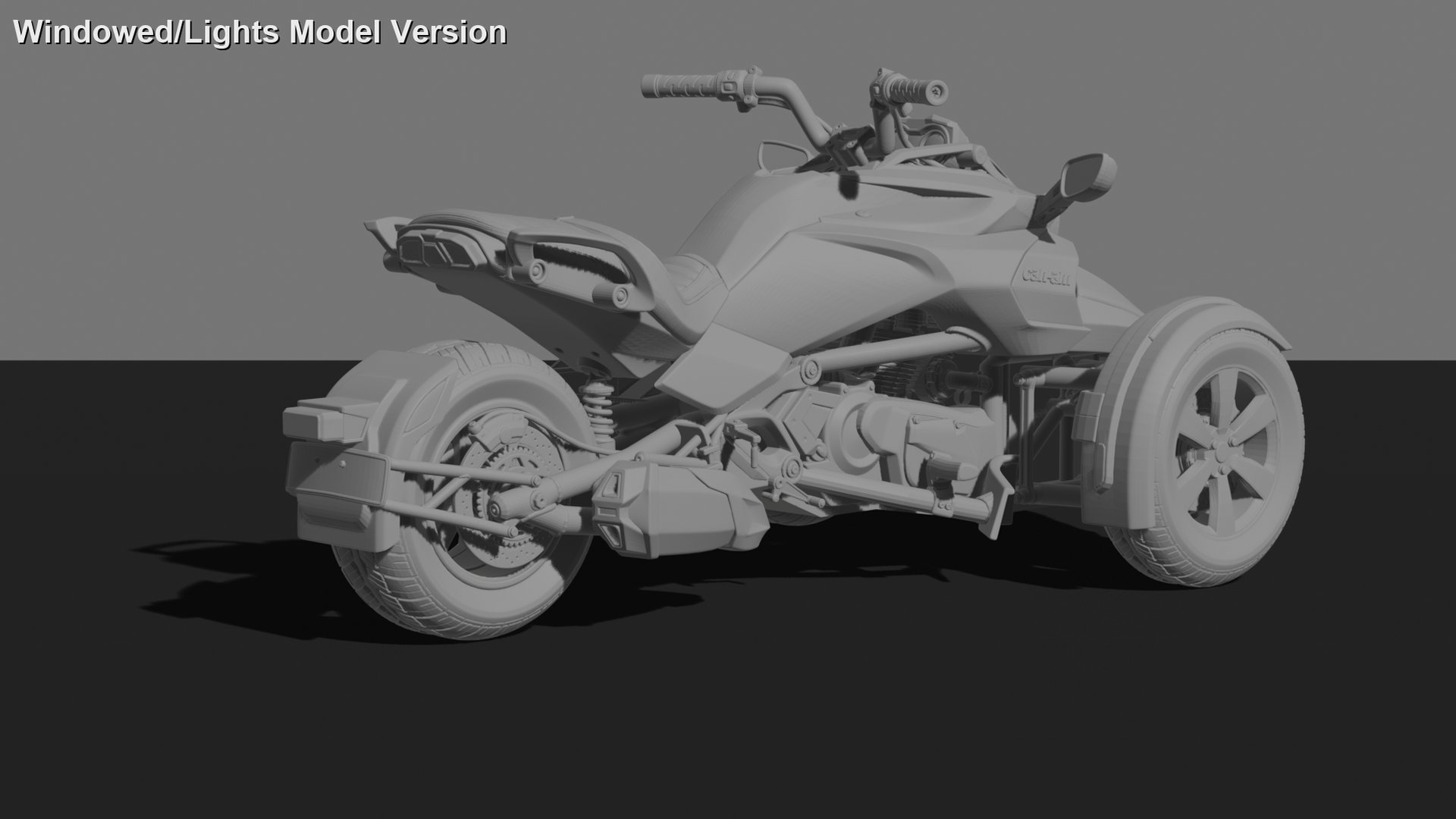Can-Am Spyder F3 STL 3D Print Model