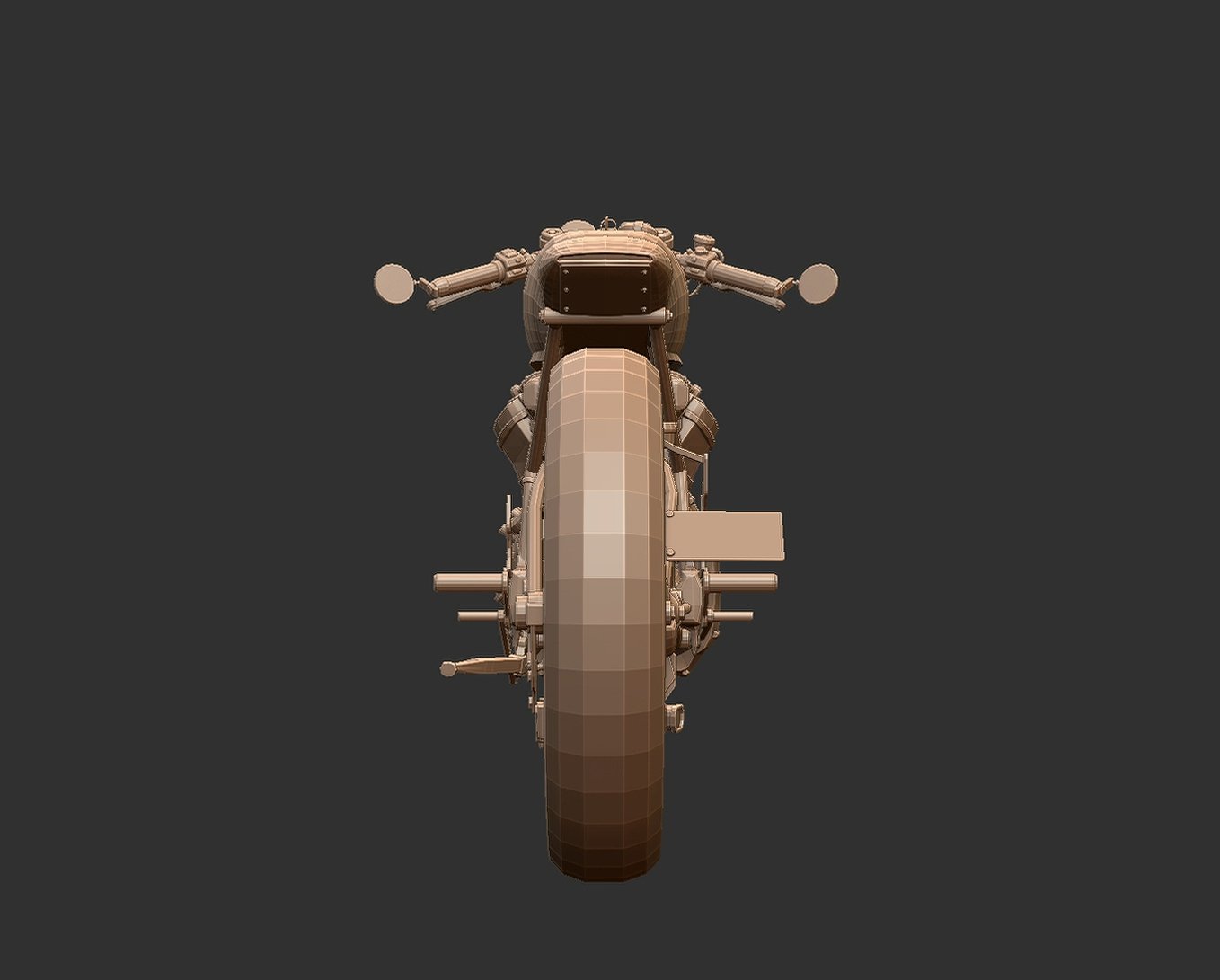 Honda CX650 Cafe Racer STL 3D Print Model