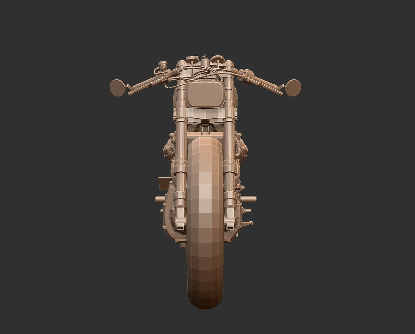 Honda CX650 Cafe Racer STL 3D Print Model