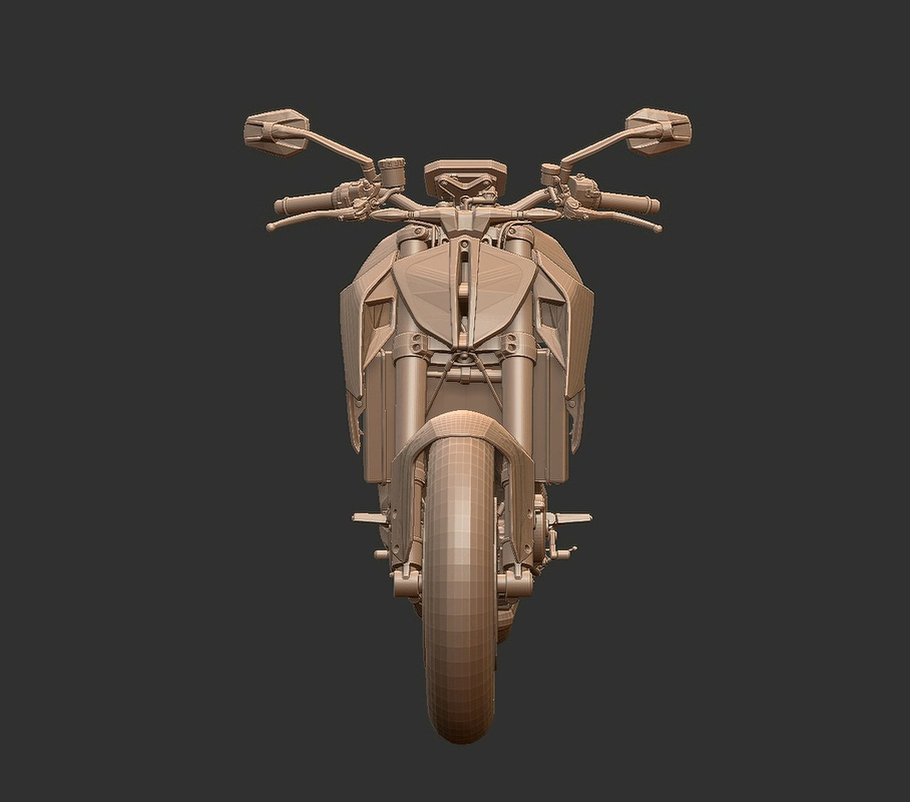 KTM 1290 Super Duke R STL 3D Print Model