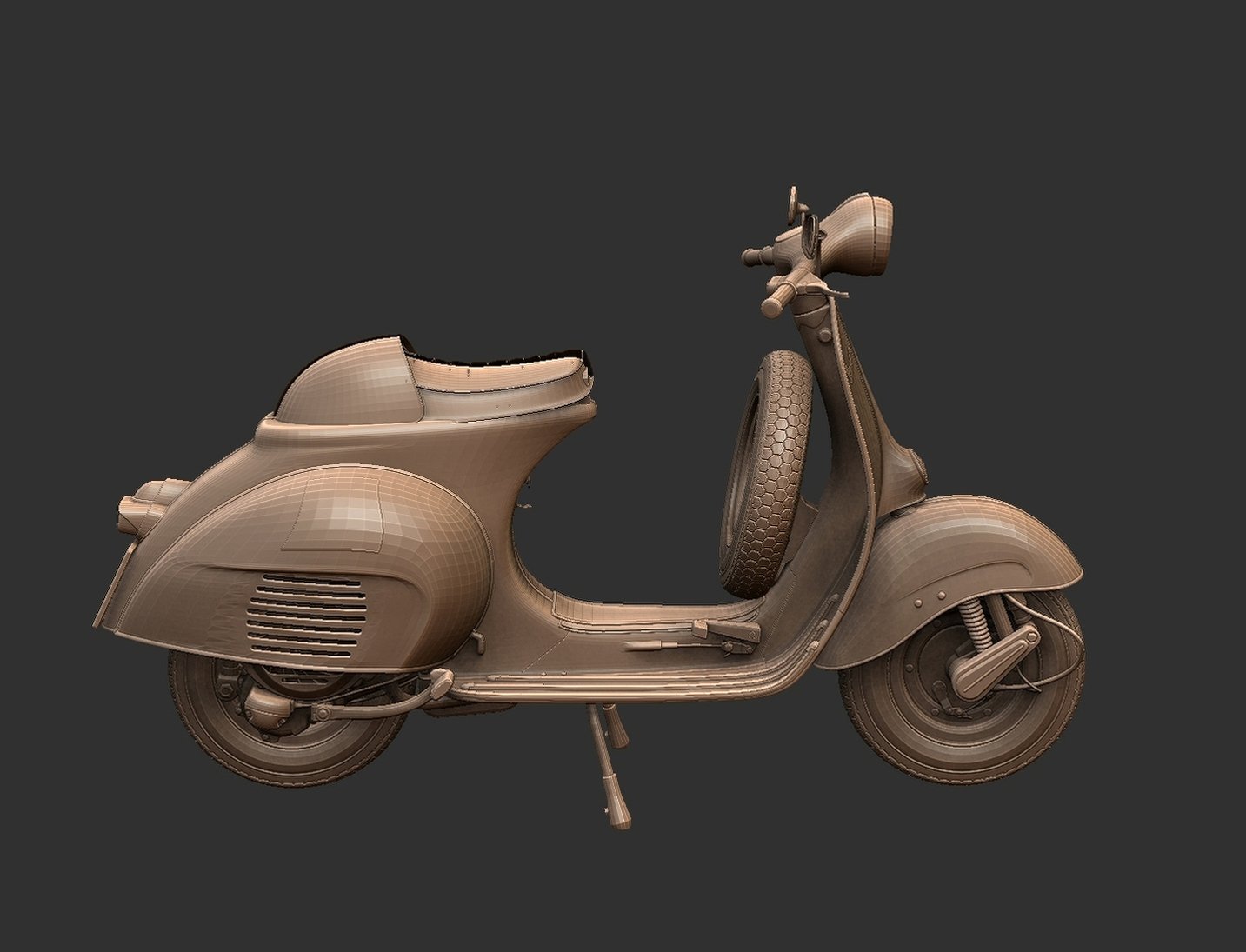 Vespa 98 STL 3D Print Model