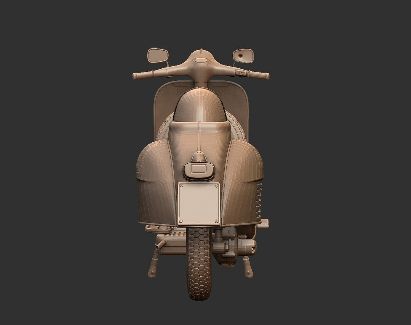 Vespa 98 STL 3D Print Model