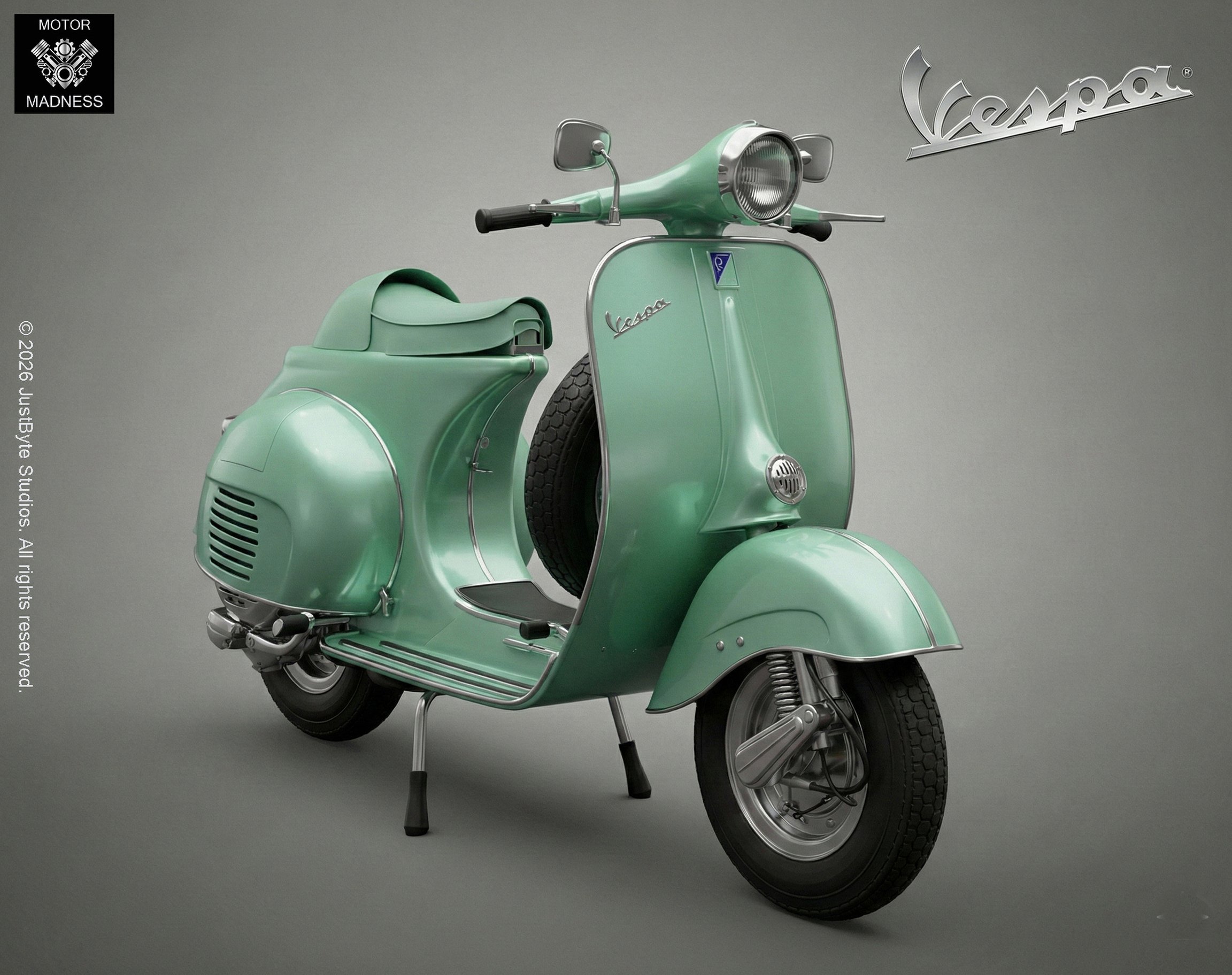Vespa 98 STL 3D Print Model
