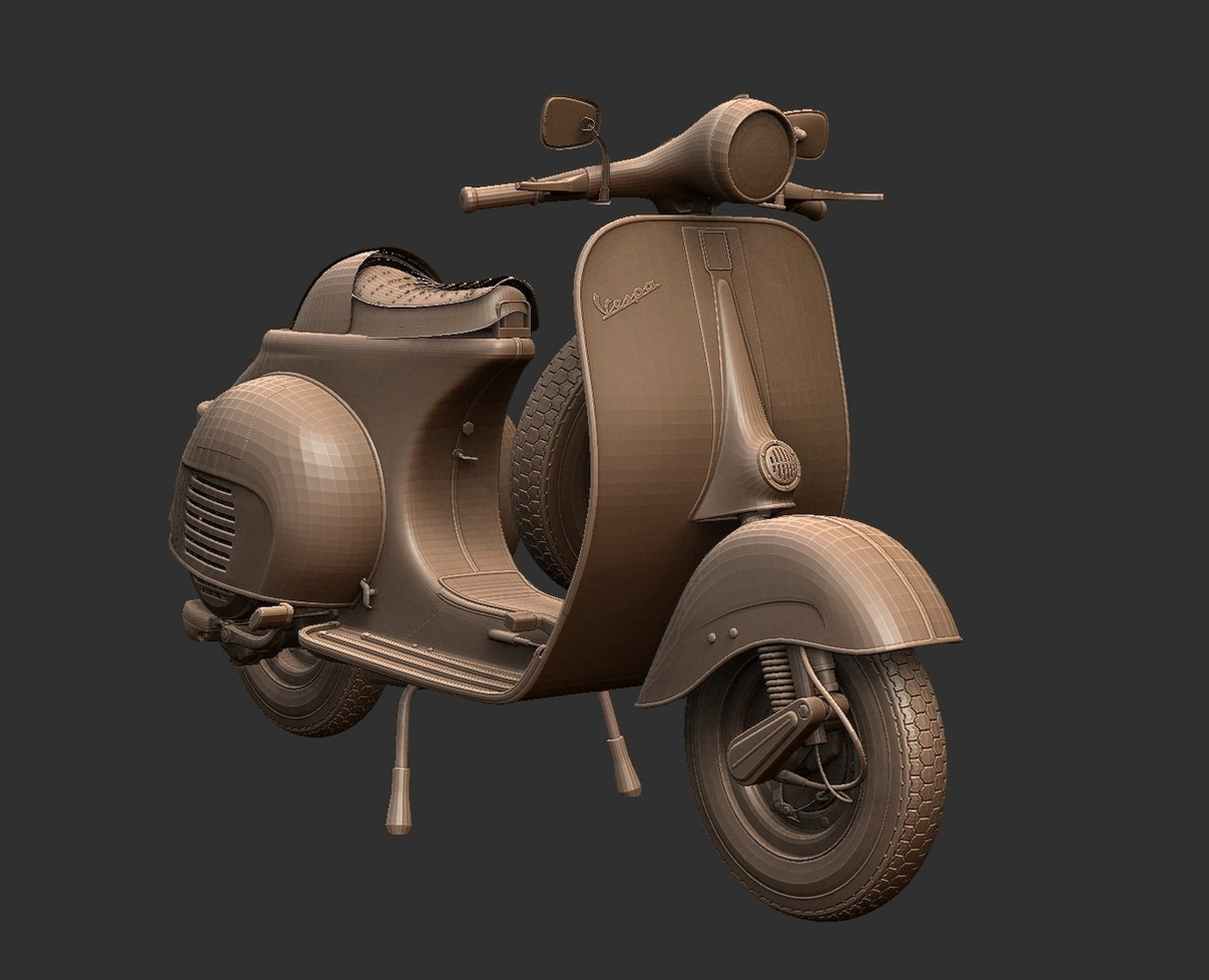 Vespa 98 STL 3D Print Model