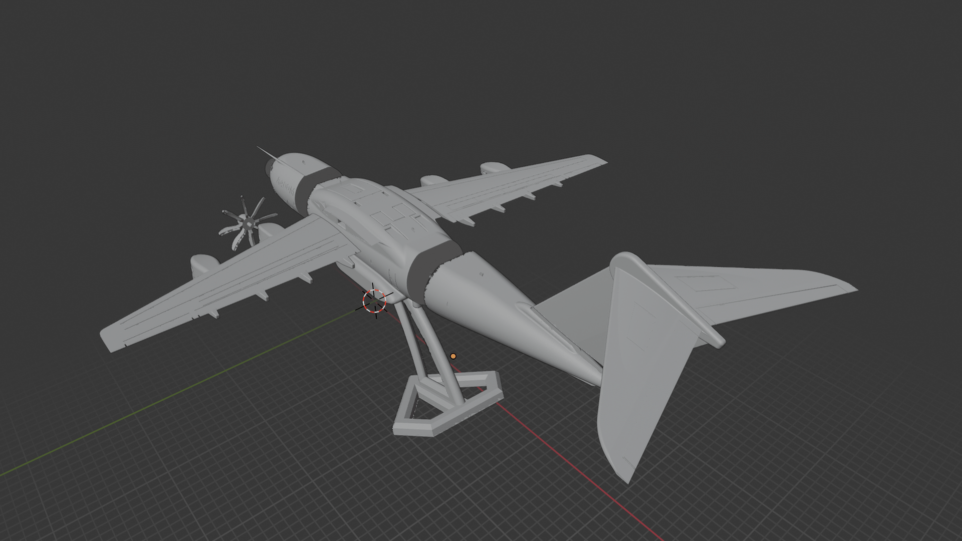 Airbus A400M Military Transport Aircraft STL 3D Print Model