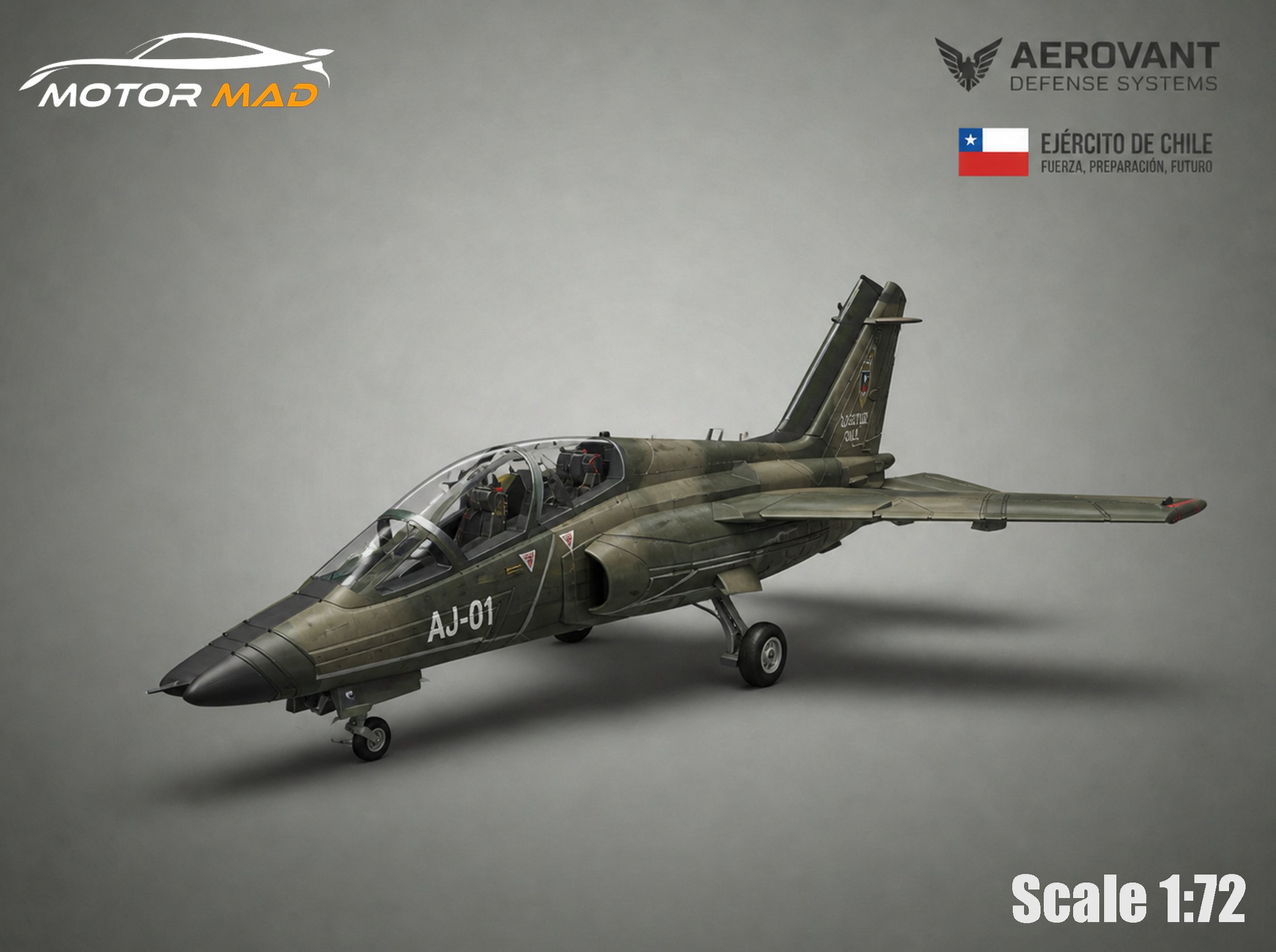 CASA IA-63 Pampa Jet Trainer STL 3D Print Model
