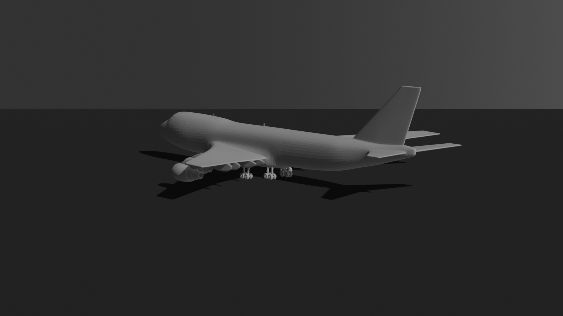 Boeing 747 Air Canada STL 3D Print Model
