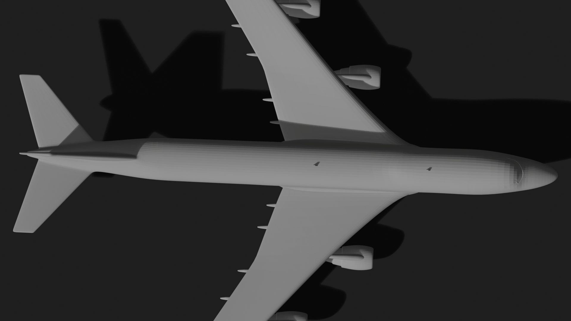 Boeing 747 Air Canada STL 3D Print Model