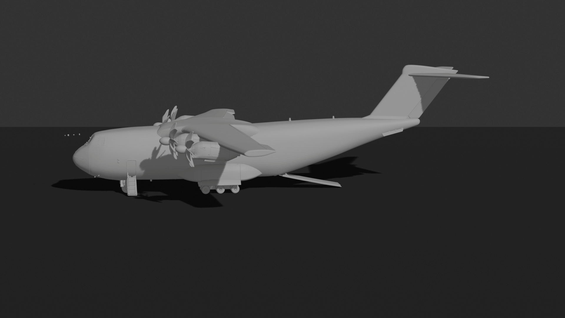Airbus A400M Atlas Military Transport STL 3D Print Model
