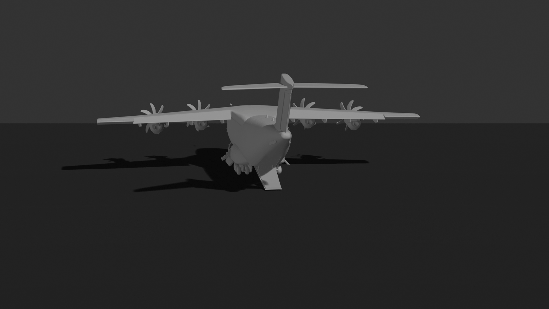 Airbus A400M Atlas Military Transport STL 3D Print Model