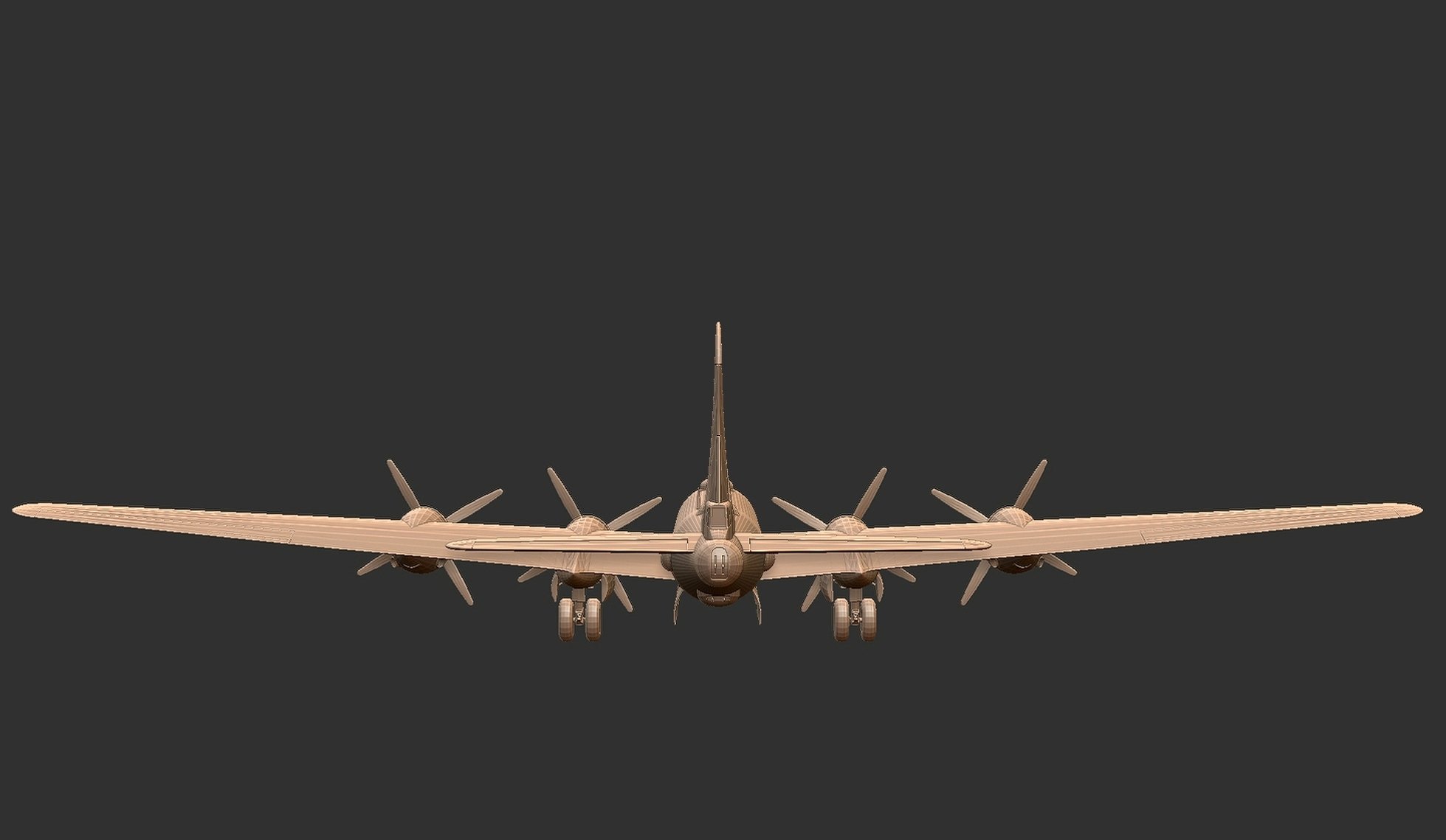 Boeing B-29 Superfortress Bomber STL 3D Print Model