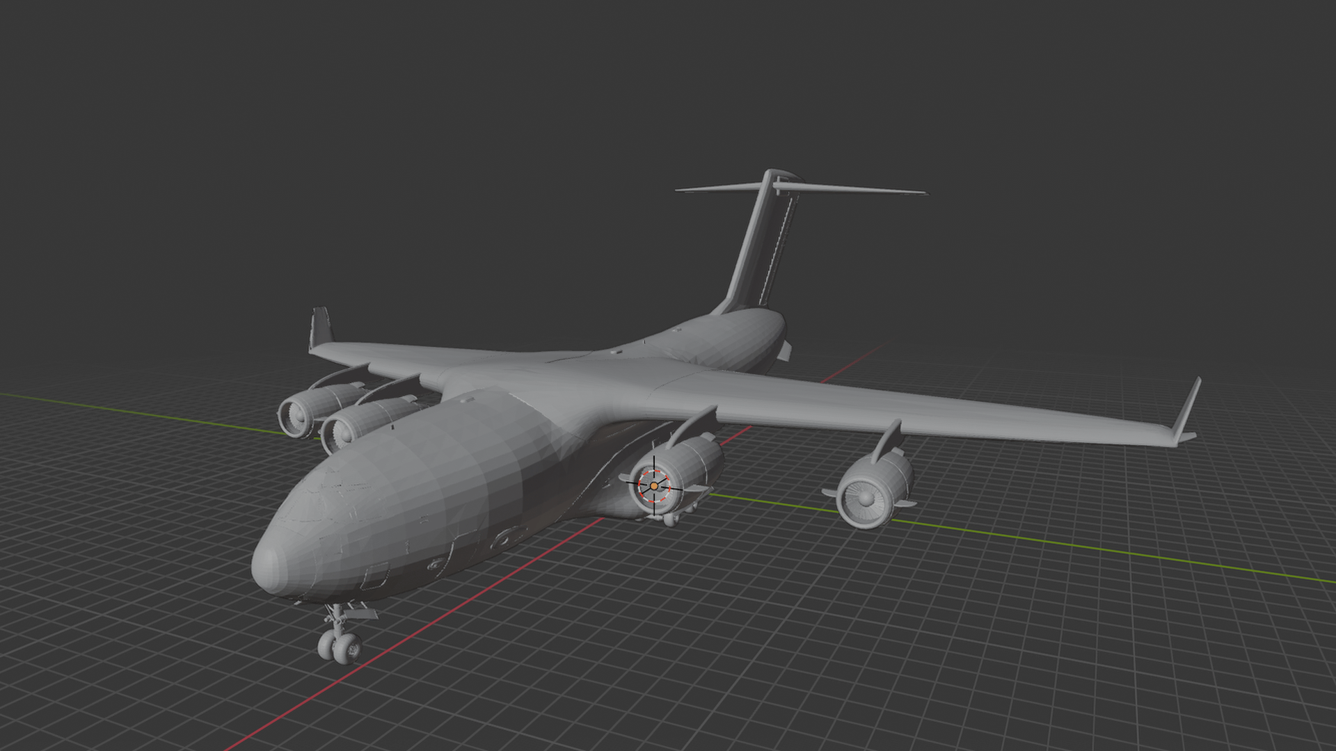 Boeing C-17 Globemaster III Airlifter STL 3D Print Model