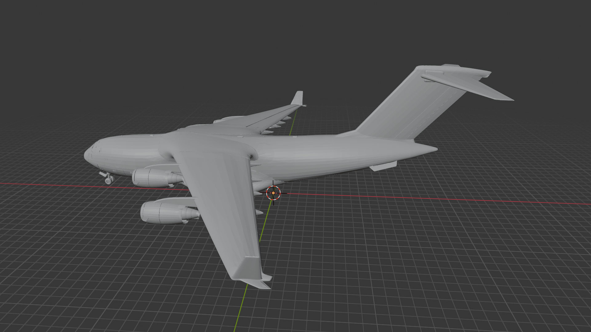 Boeing C-17 Globemaster III Airlifter STL 3D Print Model