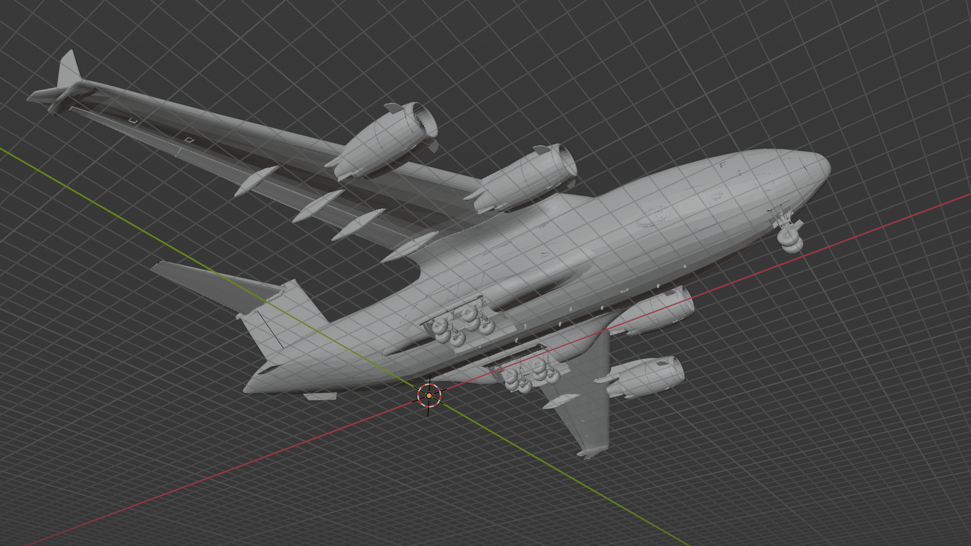 Boeing C-17 Globemaster III Airlifter STL 3D Print Model