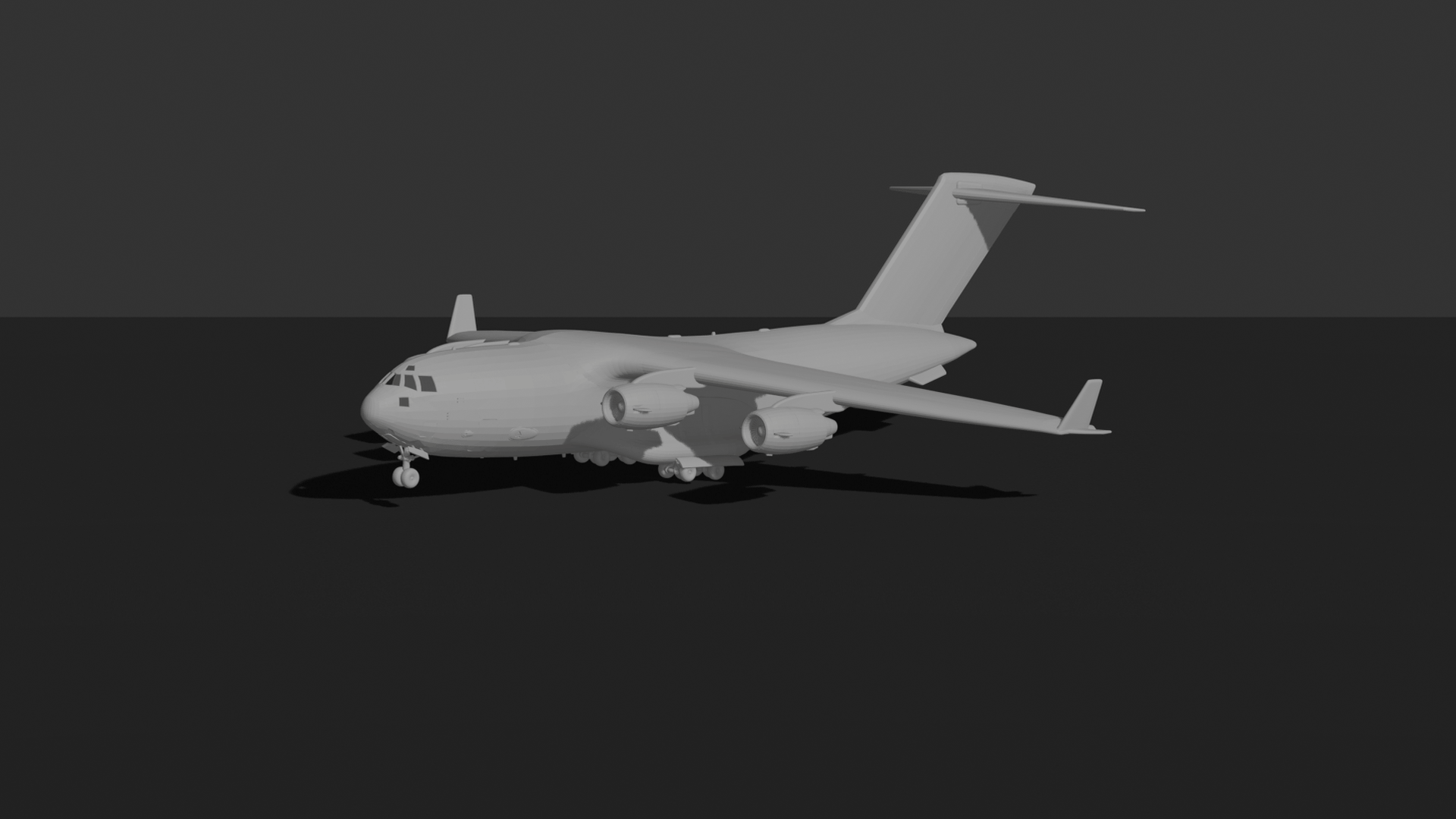 Boeing C-17 Globemaster III Cargo STL 3D Print Model
