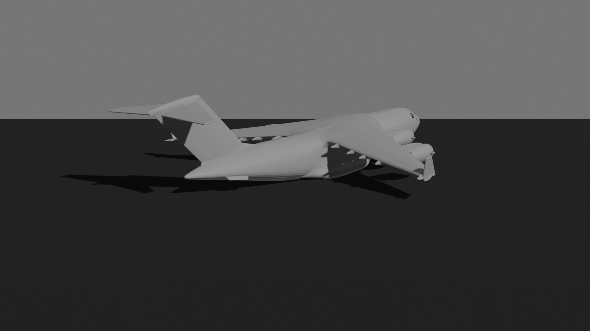 Boeing C-17 Globemaster III Transport STL 3D Print Model