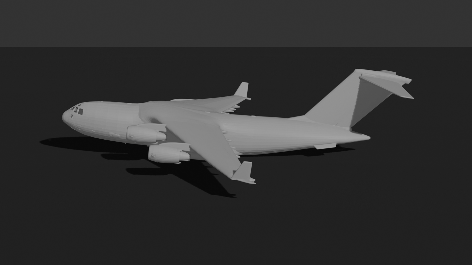 Boeing C-17 Globemaster III Transport STL 3D Print Model