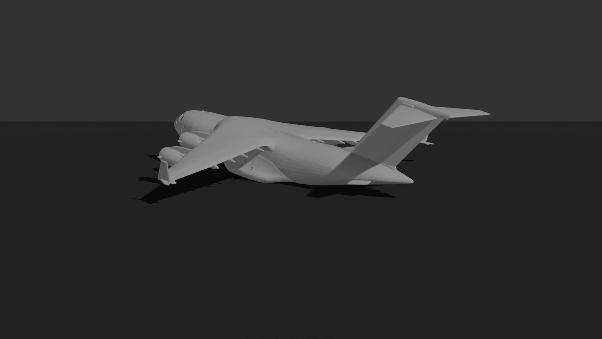 Boeing C-17 Globemaster III Transport STL 3D Print Model