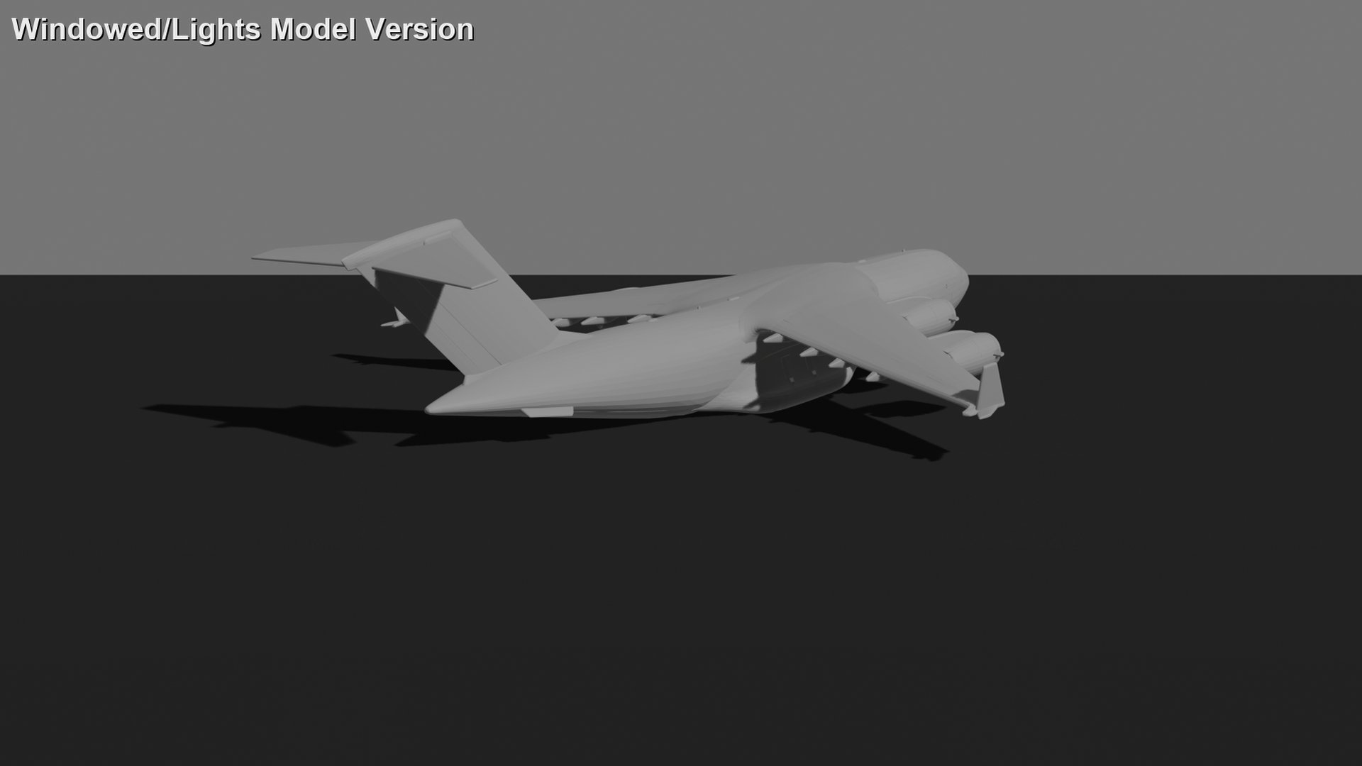 Boeing C-17 Globemaster III Transport STL 3D Print Model