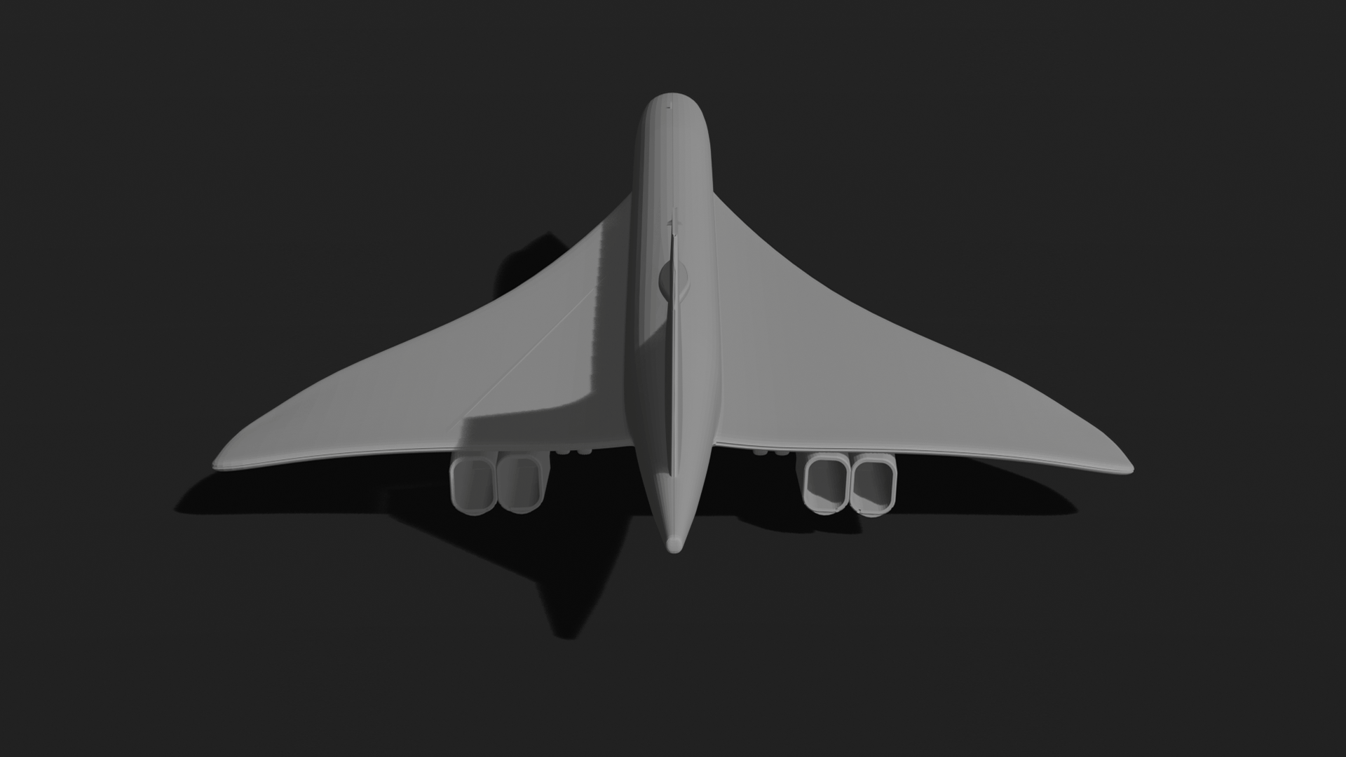 Concorde British Airways STL 3D Print Model